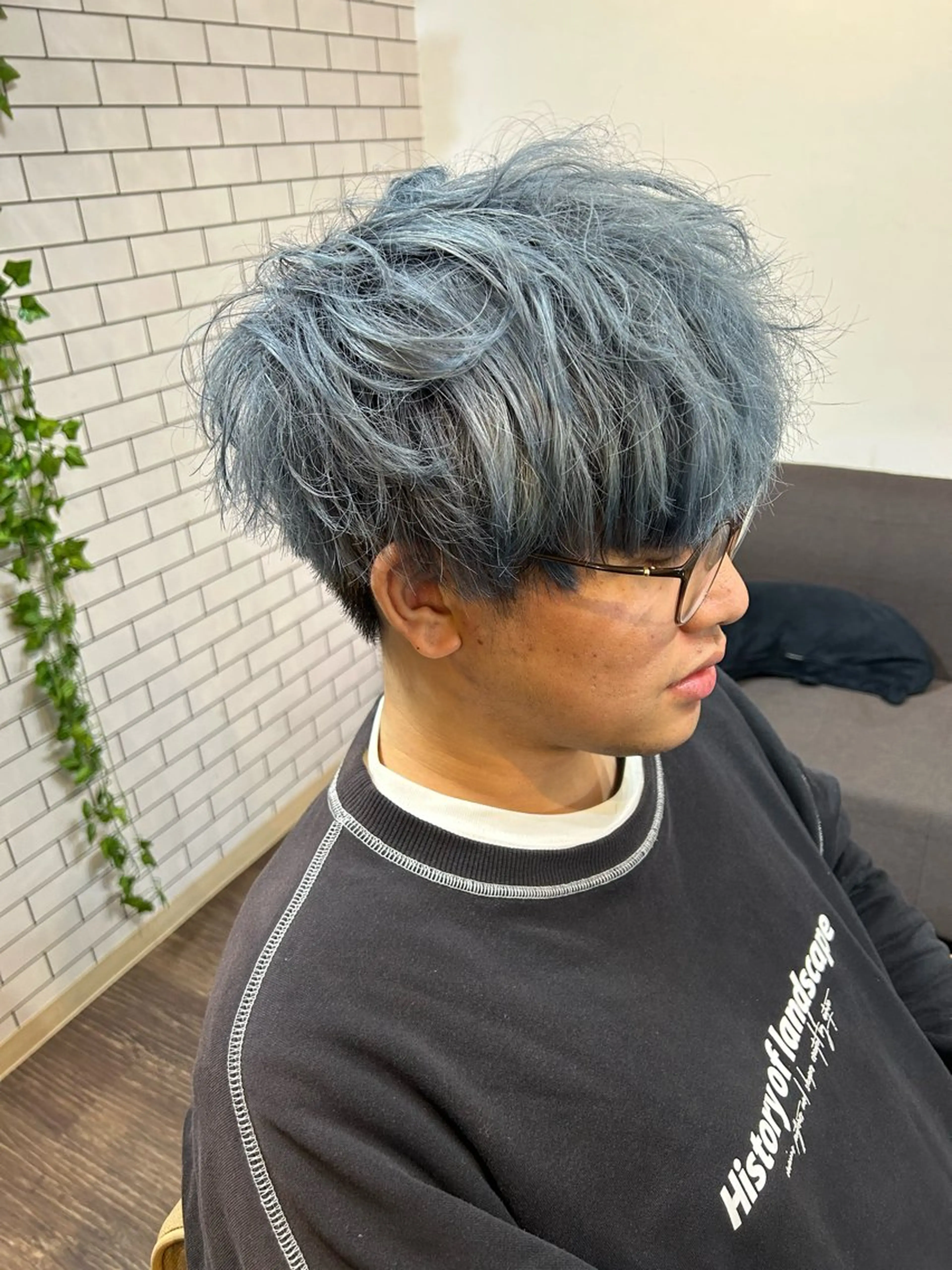 メンズ カット 井上 龍詞のヘアスタイル