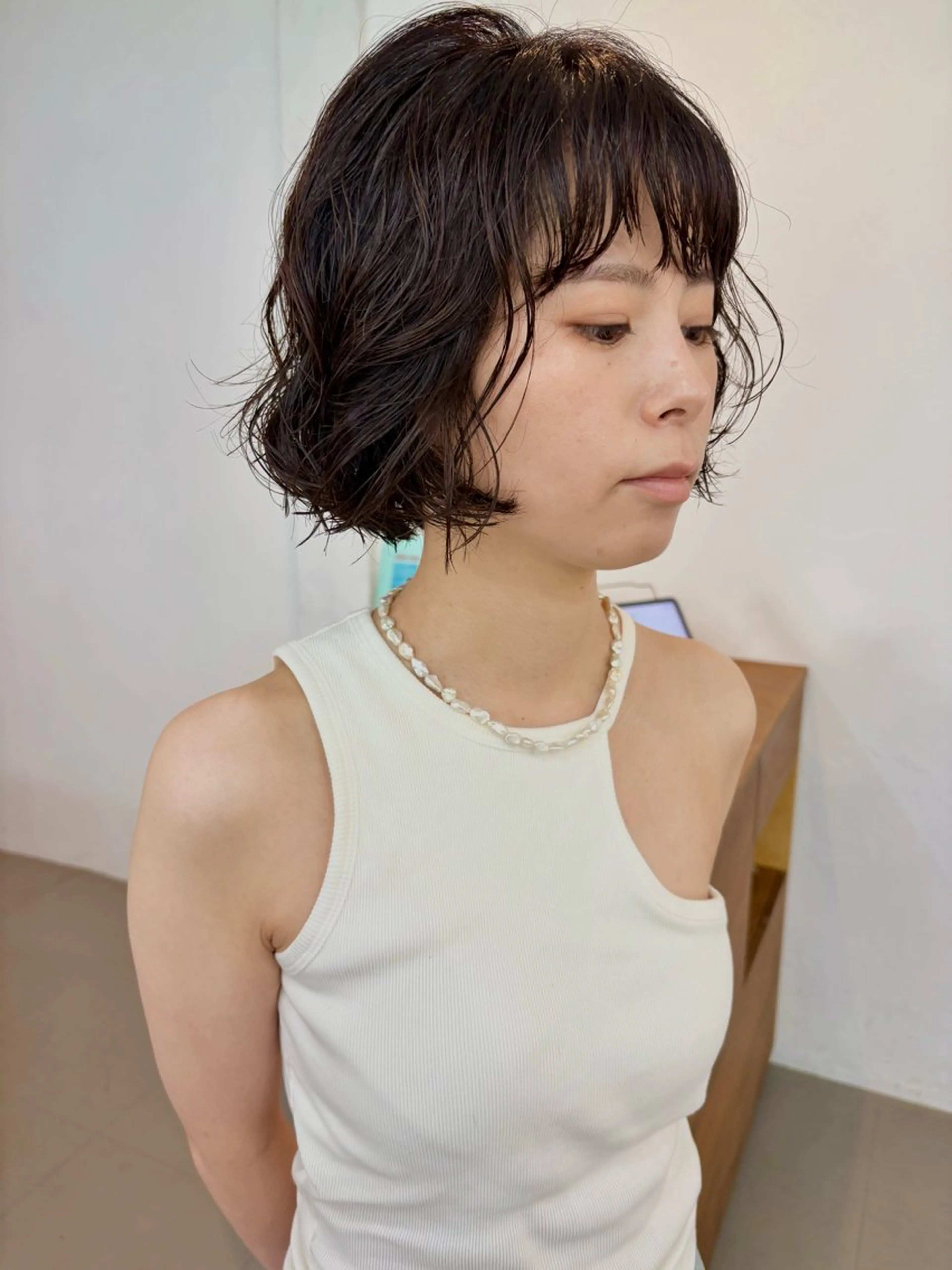 ショート パーマ ボブ Spiel KOMOのヘアスタイル