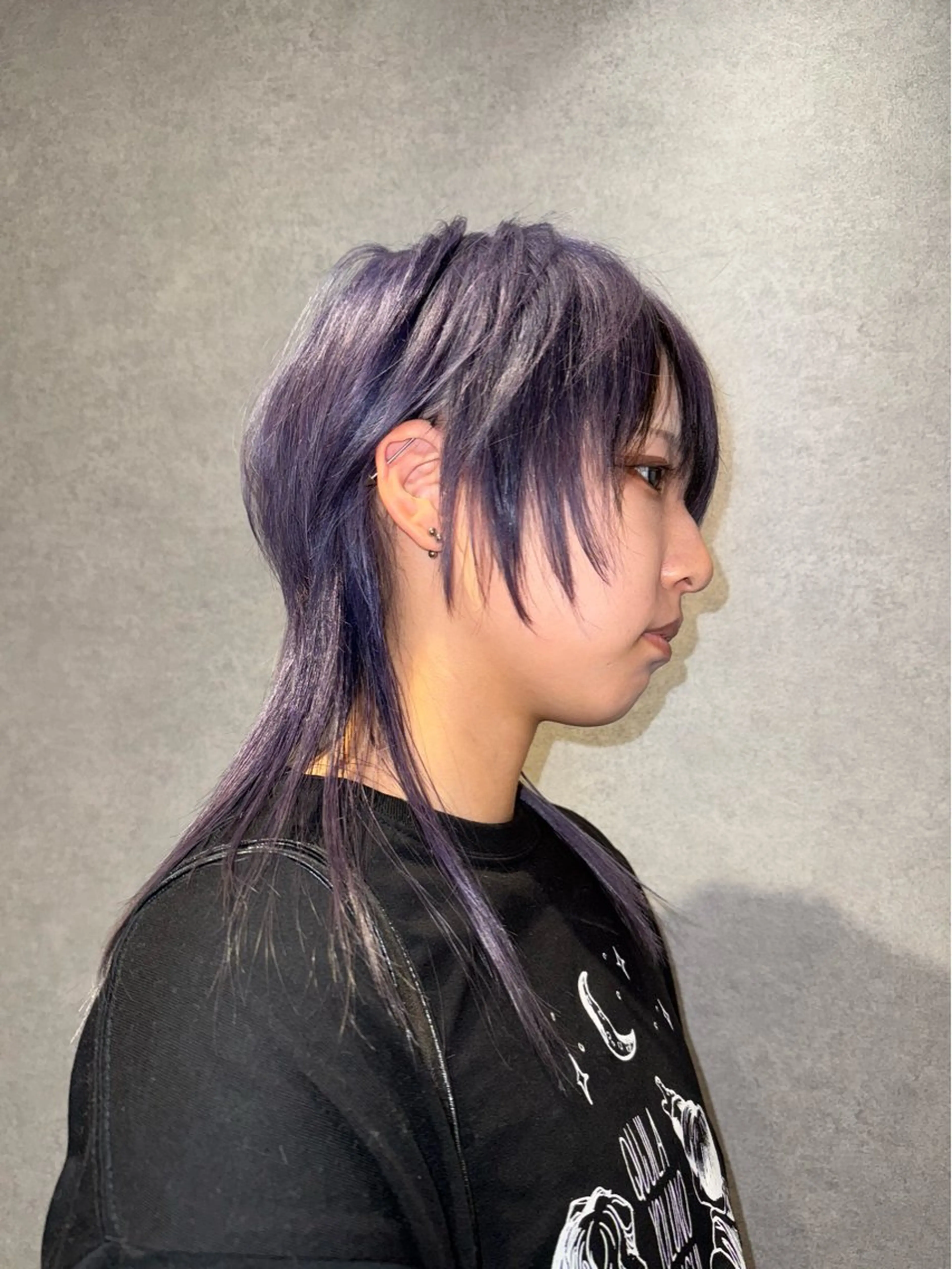 ショート カラー ハイトーンカラー ラベンダーカラー ショートヘア ウルフカット カット ヘアカラー トリートメント ハイトーン/レイヤー /ウルフ⭐️永田⭐️のヘアスタイル