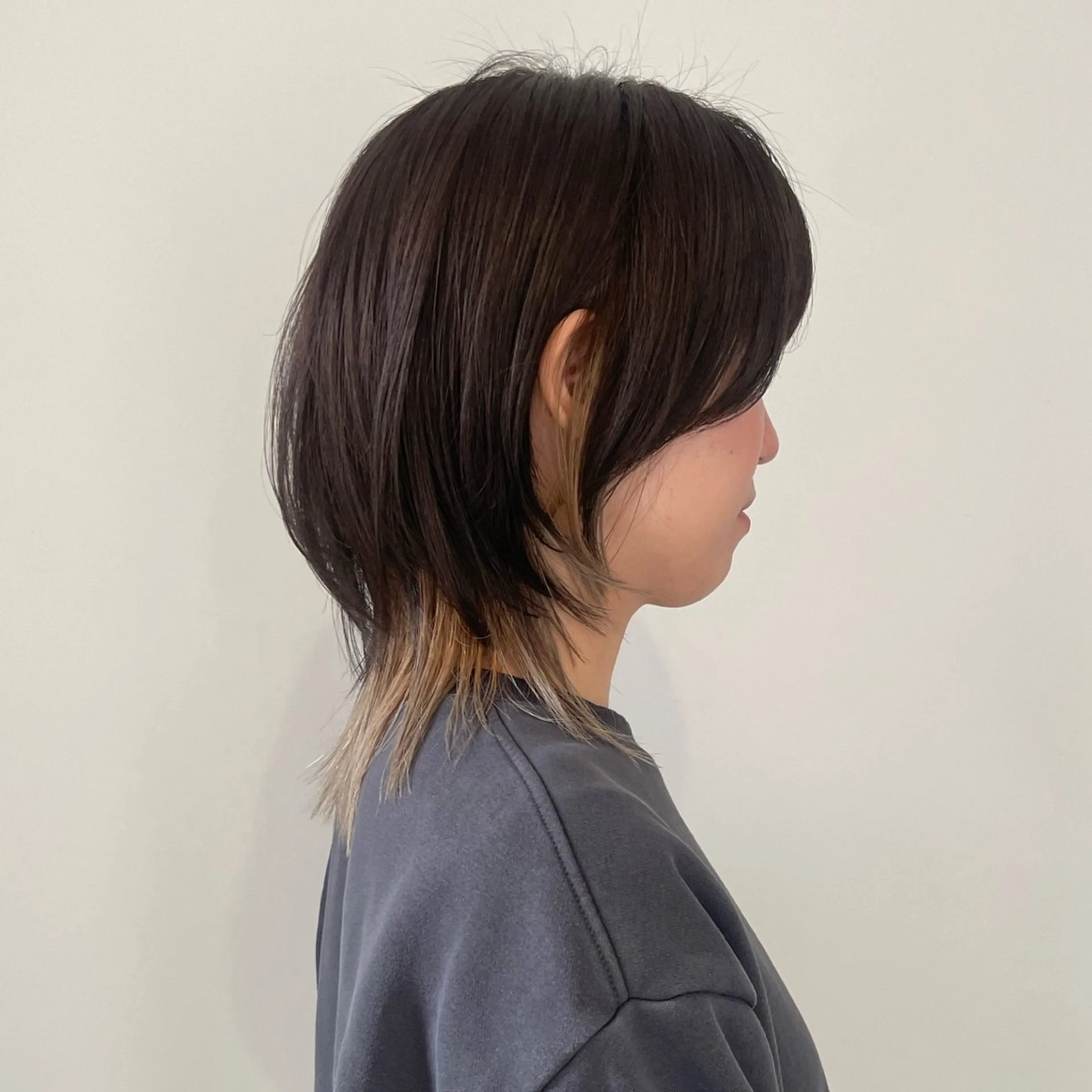 女性限定🌱水曜or木曜のみ🌼【インナーブリーチ+カラー+カット】🌿ハイライト、イヤリングカラーなども👌の写真