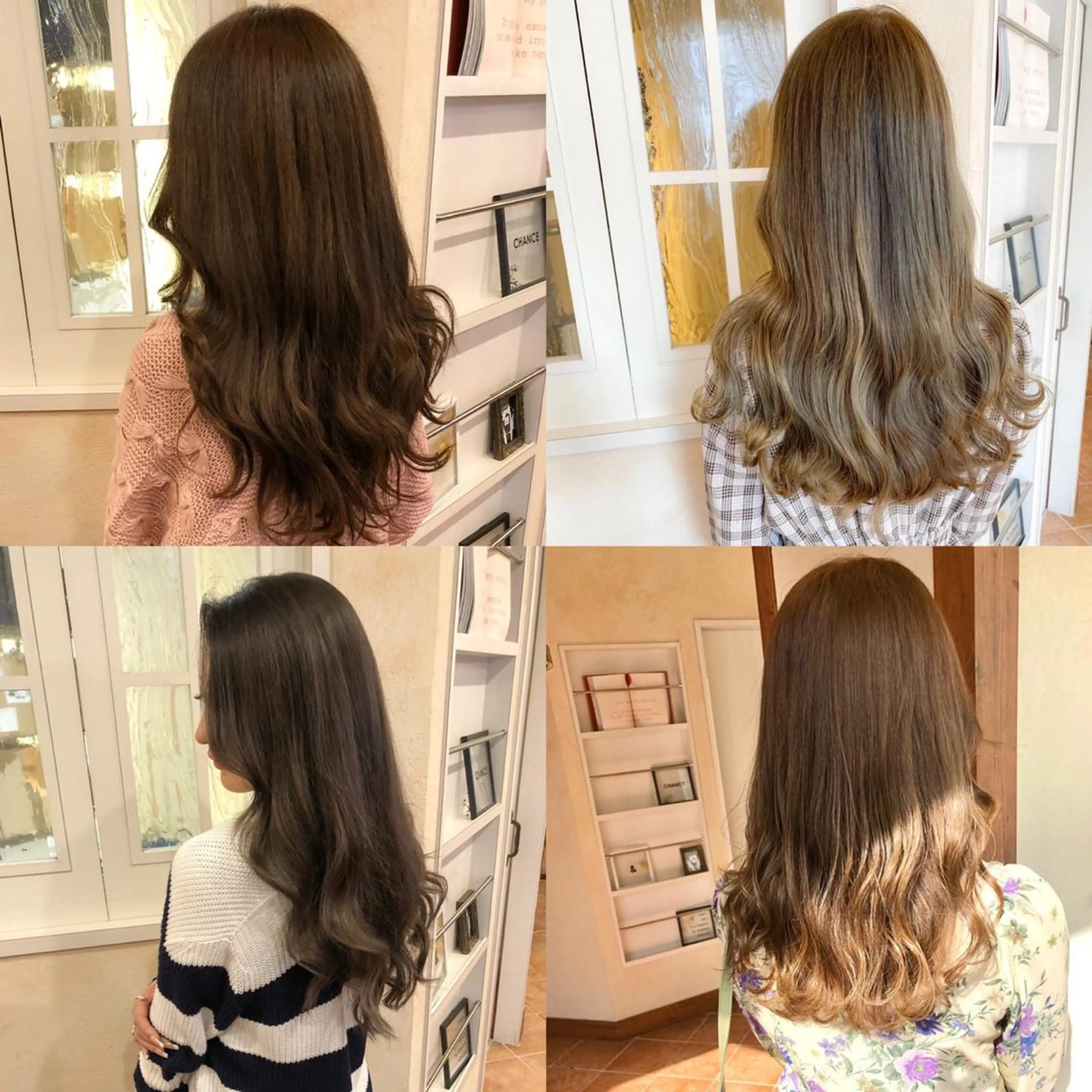 ロング カラー 韓国ハッシュカット/ 新宿/髪質改善/岡崎のヘアスタイル