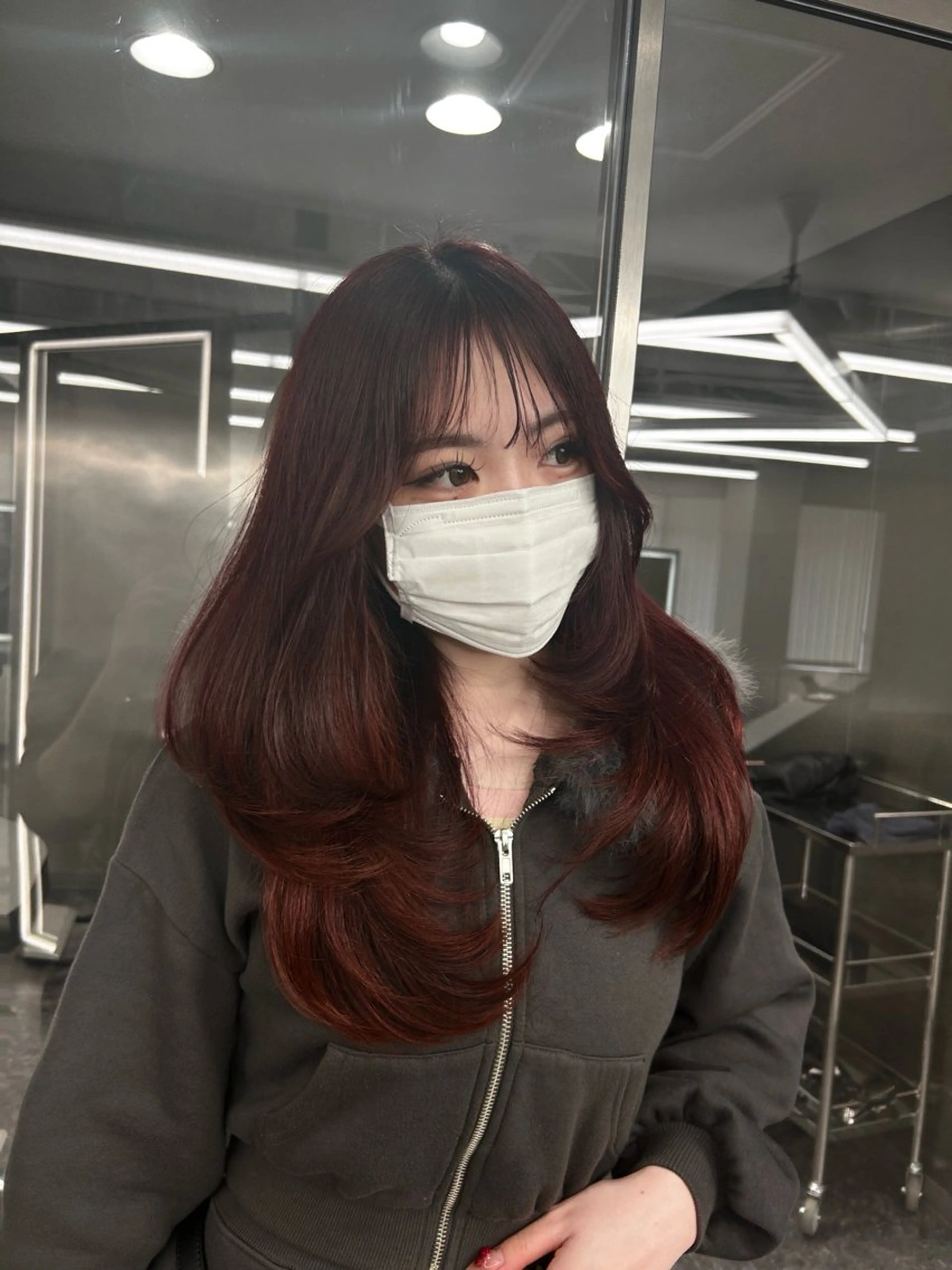 内巻きワンカールスタイリング*.+ﾟの写真