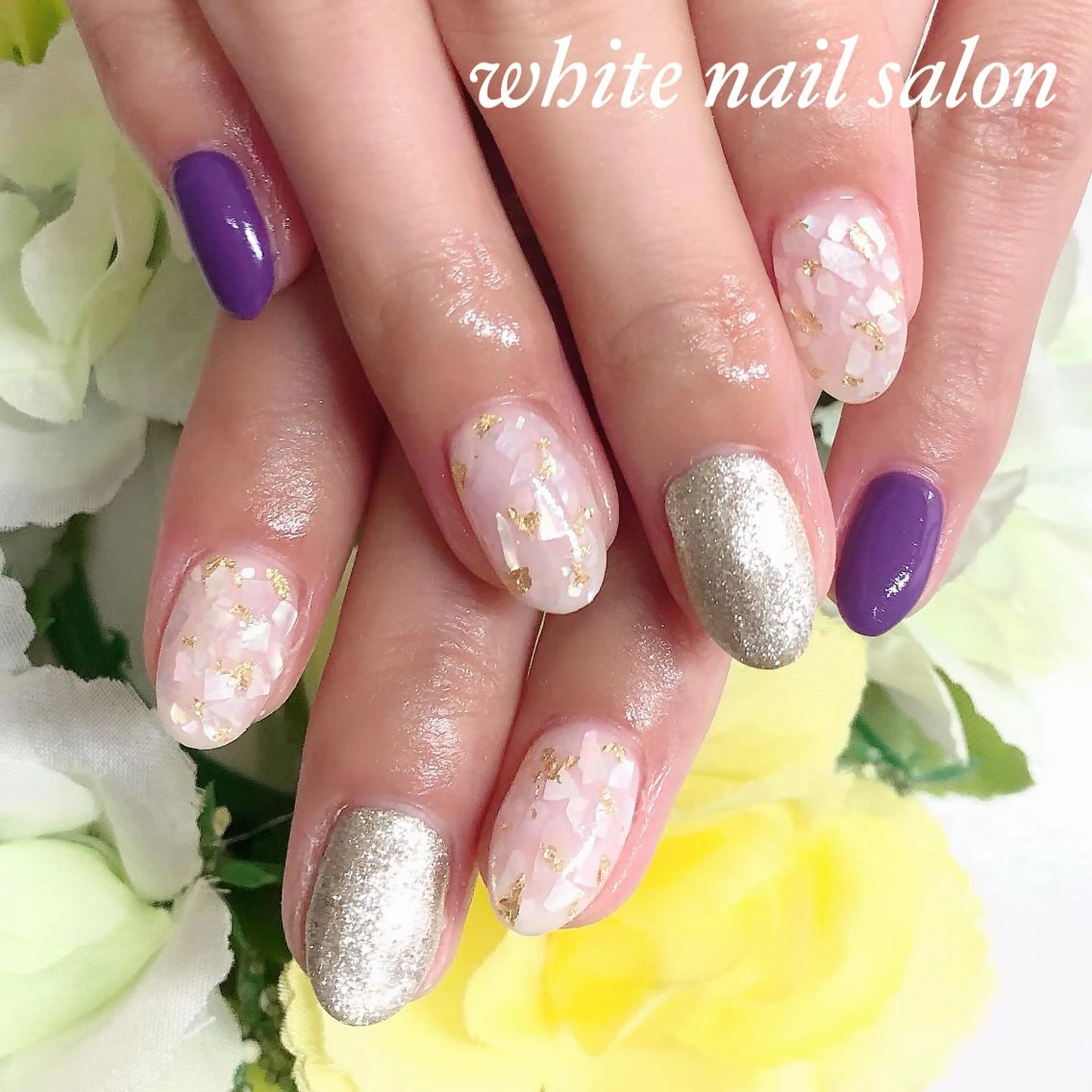 ネイル フットネイル ジェルネイル ハードジェル オフィスネイル スカルプネイル ハンドネイル white nail salonのネイルデザイン
