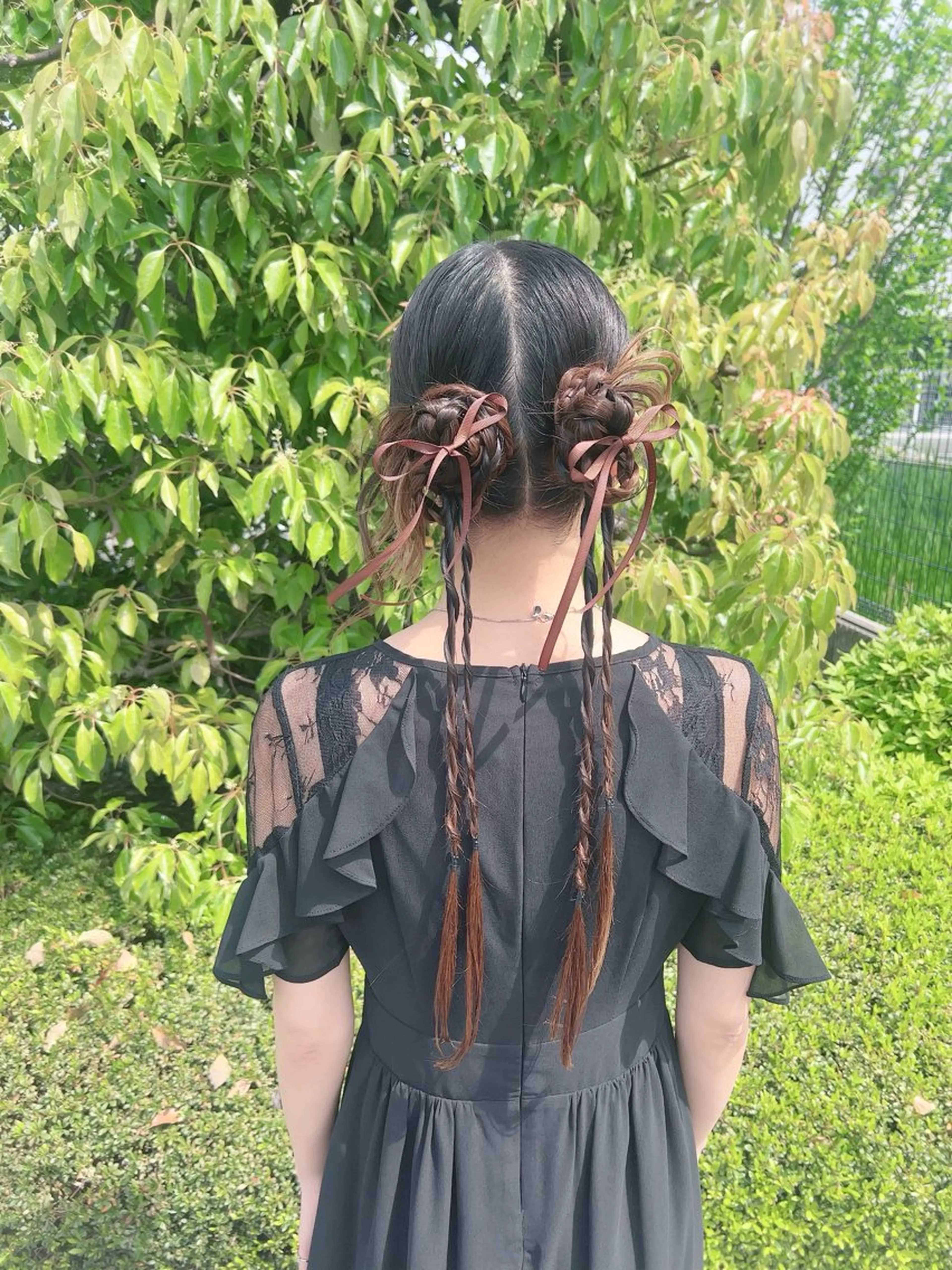 ヘアアレンジ ヘアセット KANA 駐車場ありお子様歓迎のマツエク・マツパデザイン