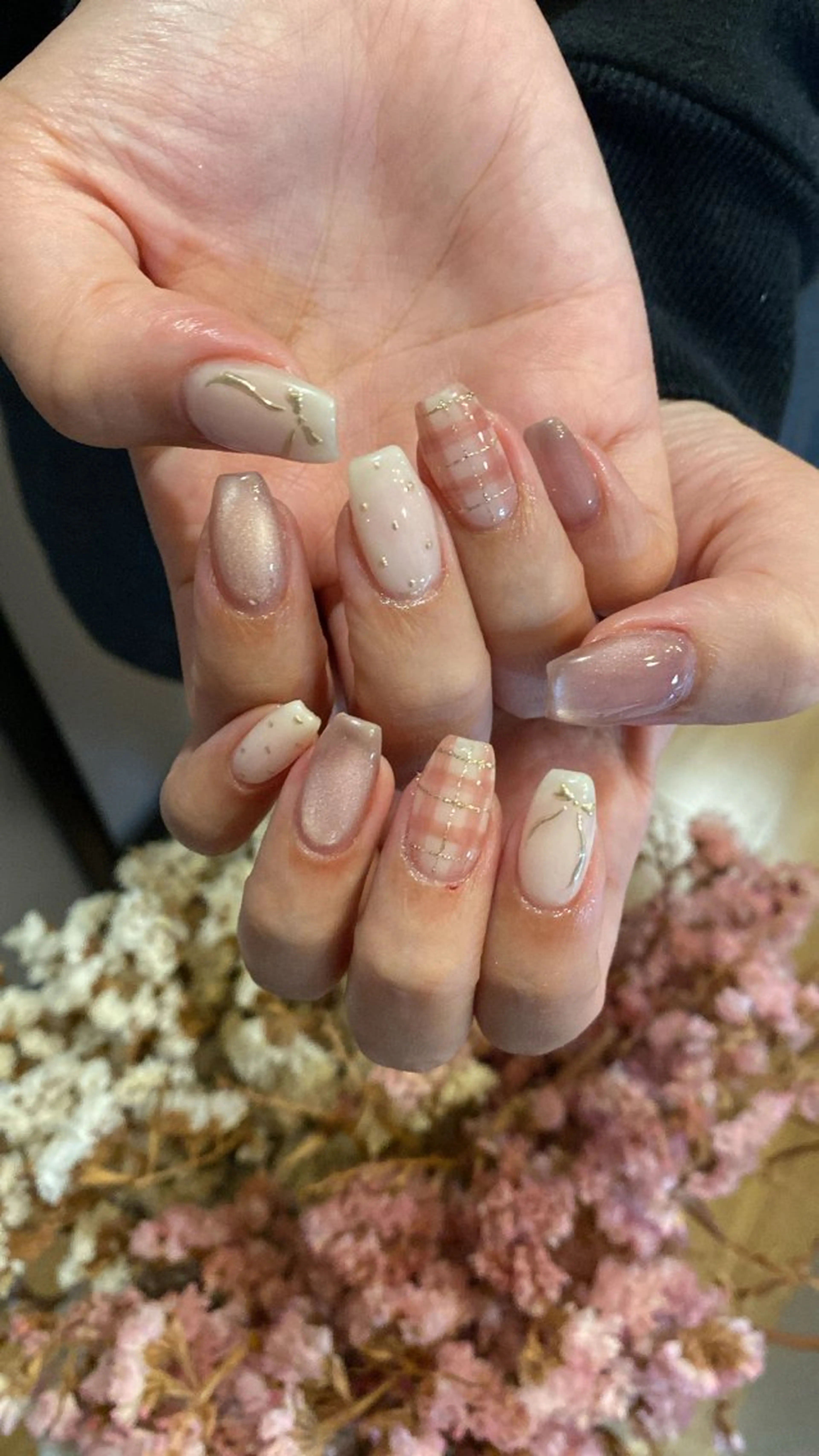 ネイル ハンドネイル crystal ⭐︎ colorのネイルデザイン