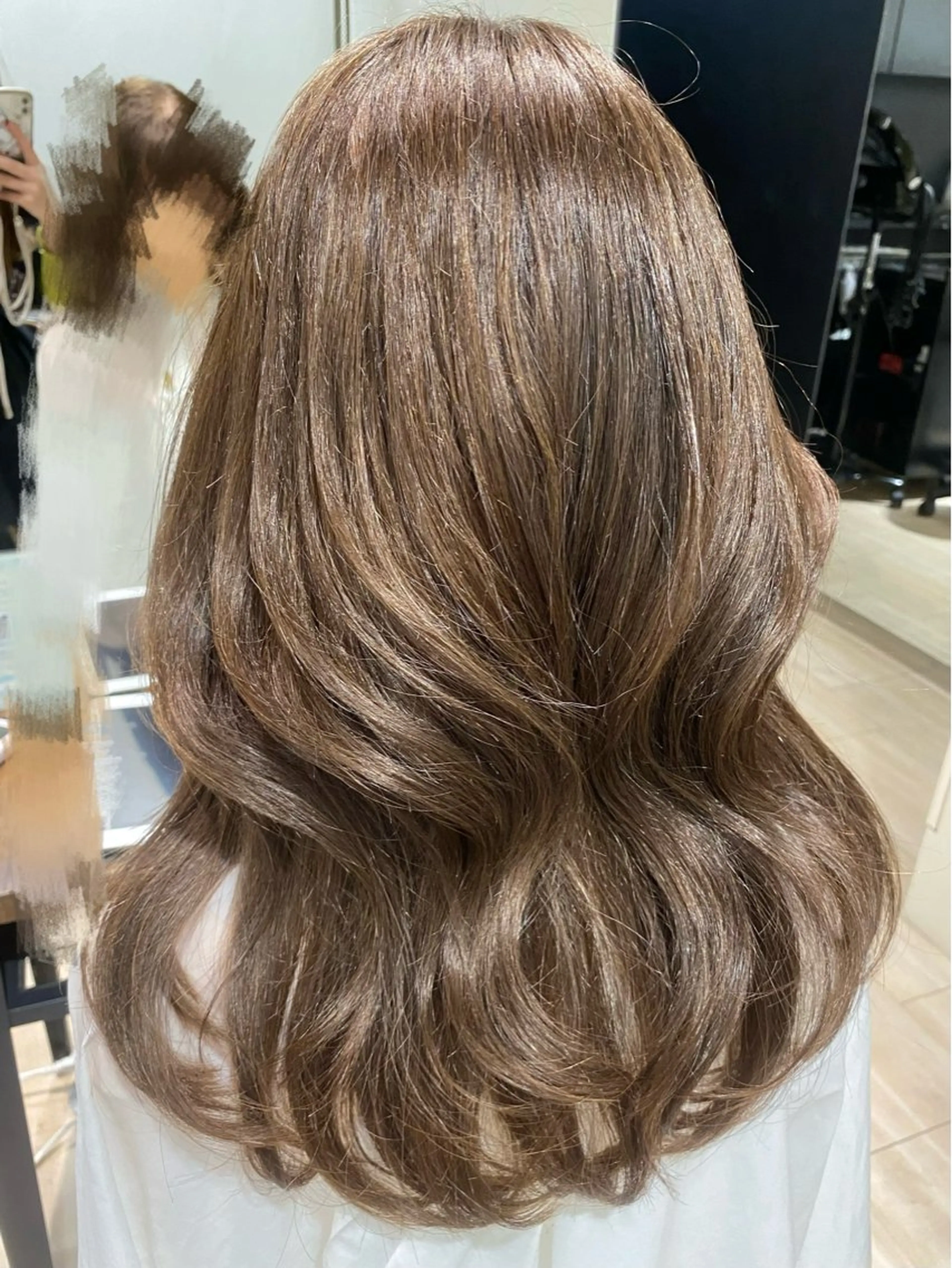 セミロング カラー 透明感カラー グレージュ 髙木美緒🌿 レイヤー/アレンジのヘアスタイル