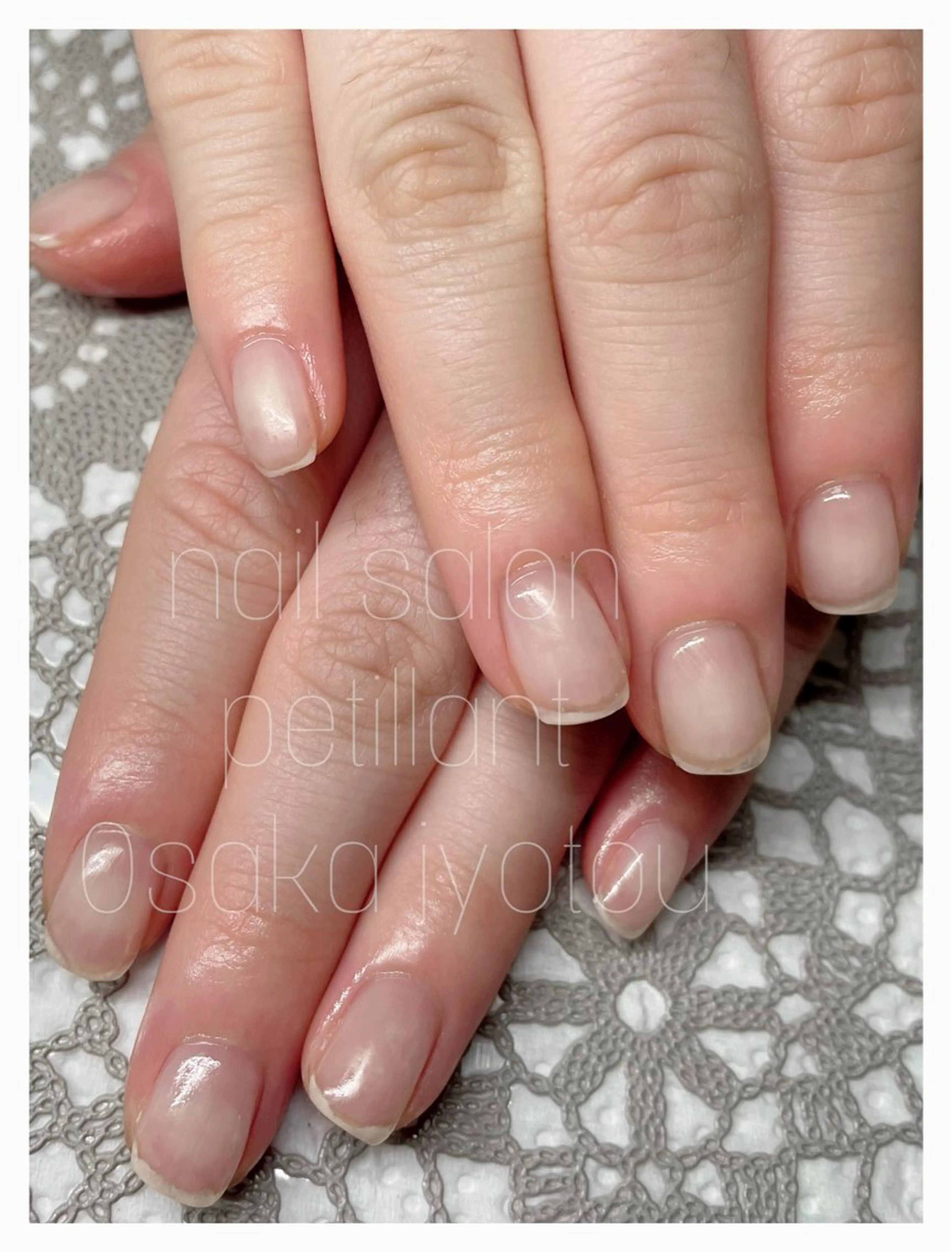 ネイル クリアネイル ジェルネイル nail salon petillantのネイルデザイン
