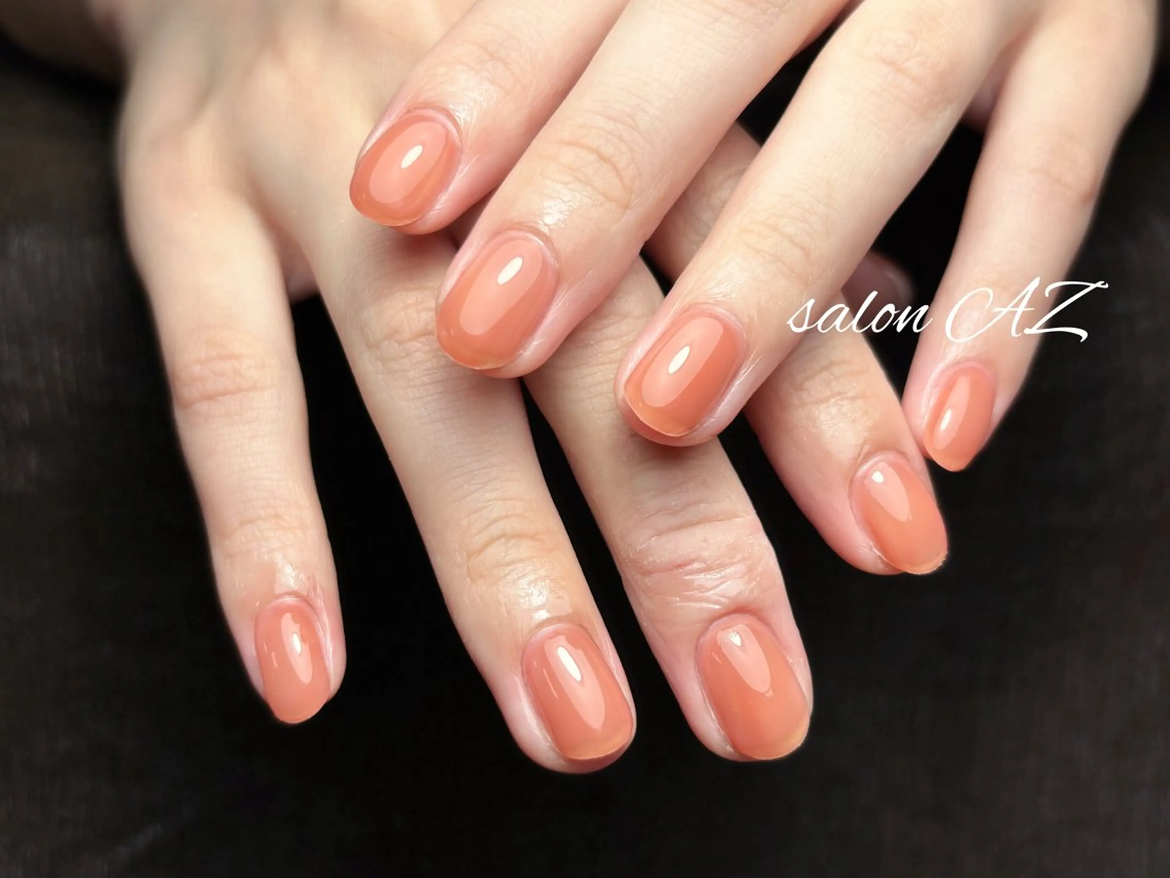 ネイル アートネイル 長さ出し フットネイル フレンチネイル ジェルネイル salon AZのネイルデザイン