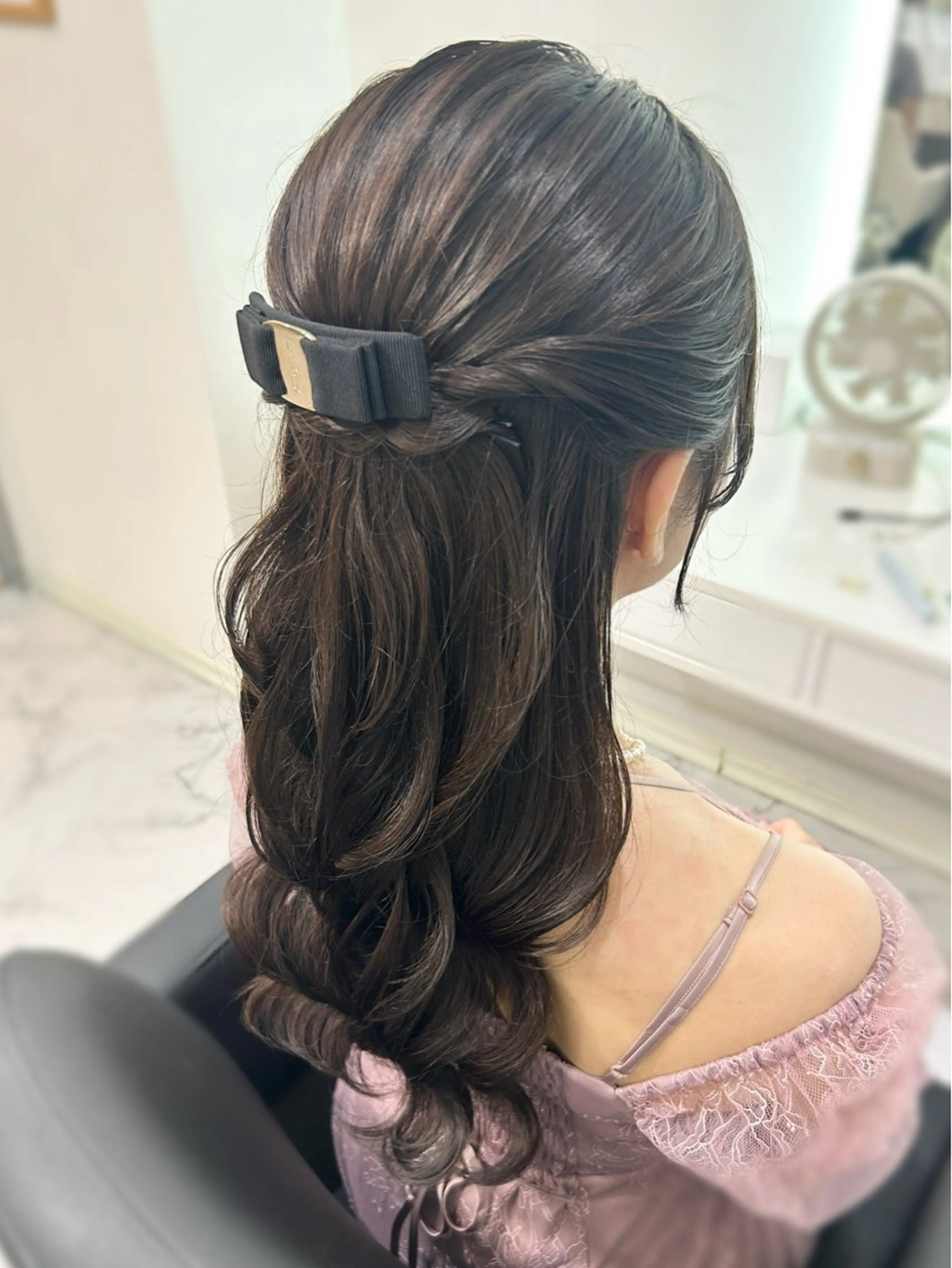 ロング ヘアアレンジ ヘアセット ヘアセット専門店 Rのヘアスタイル