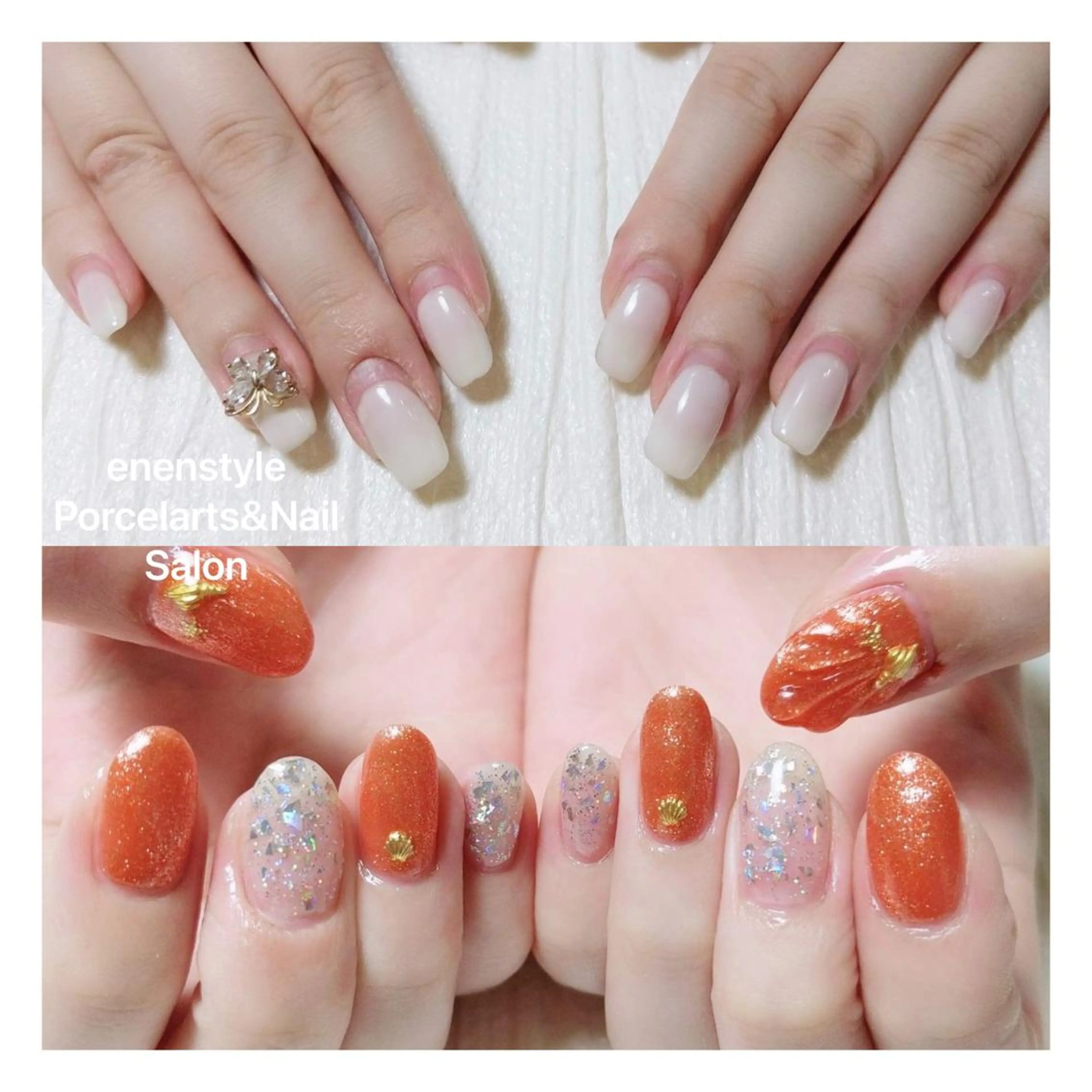 ミディアム ネイル ハンドネイル 👑enen style👑のネイルデザイン