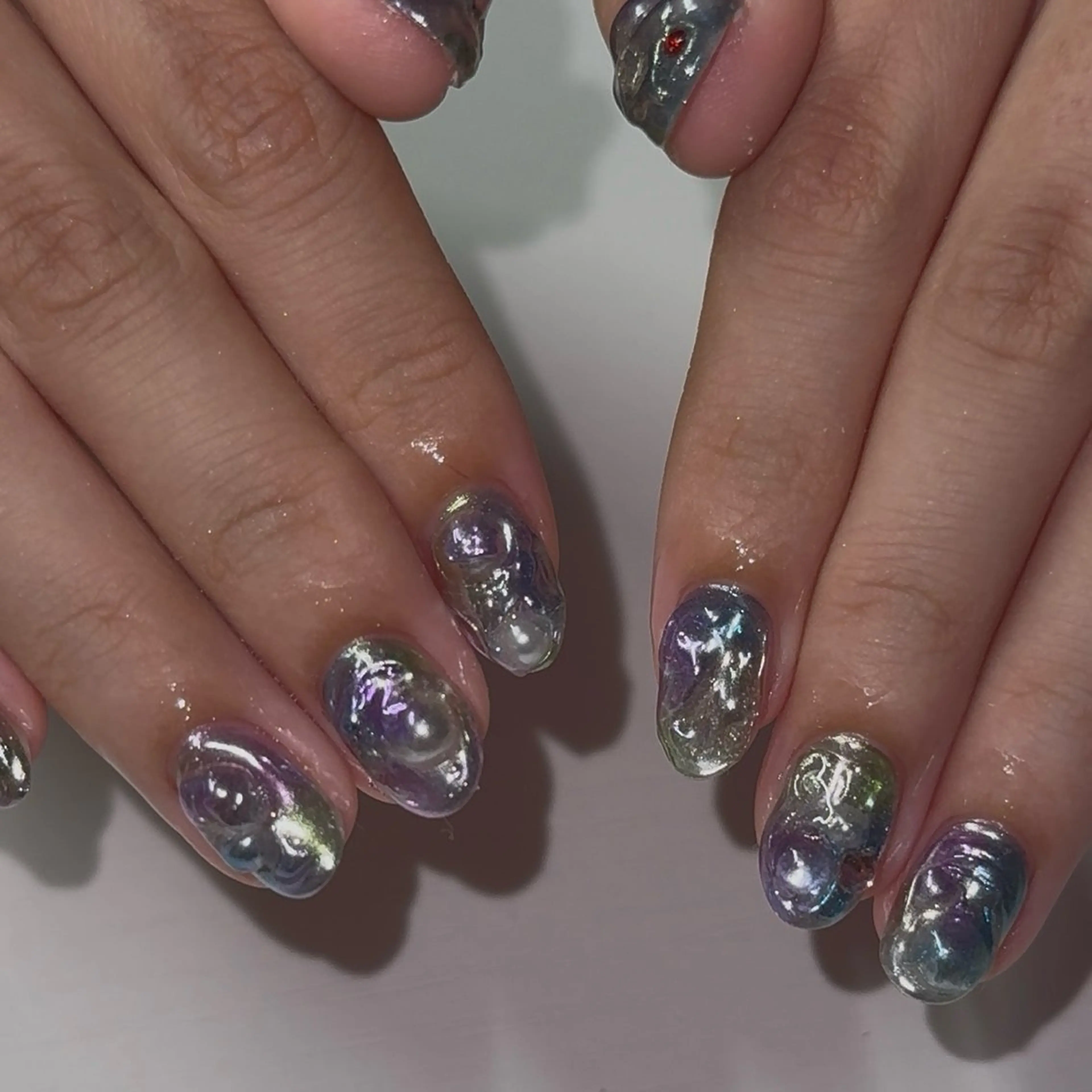 ネイル ショートネイル ハンドネイル Sarina ⋆⭒˚ mavieのネイルデザイン