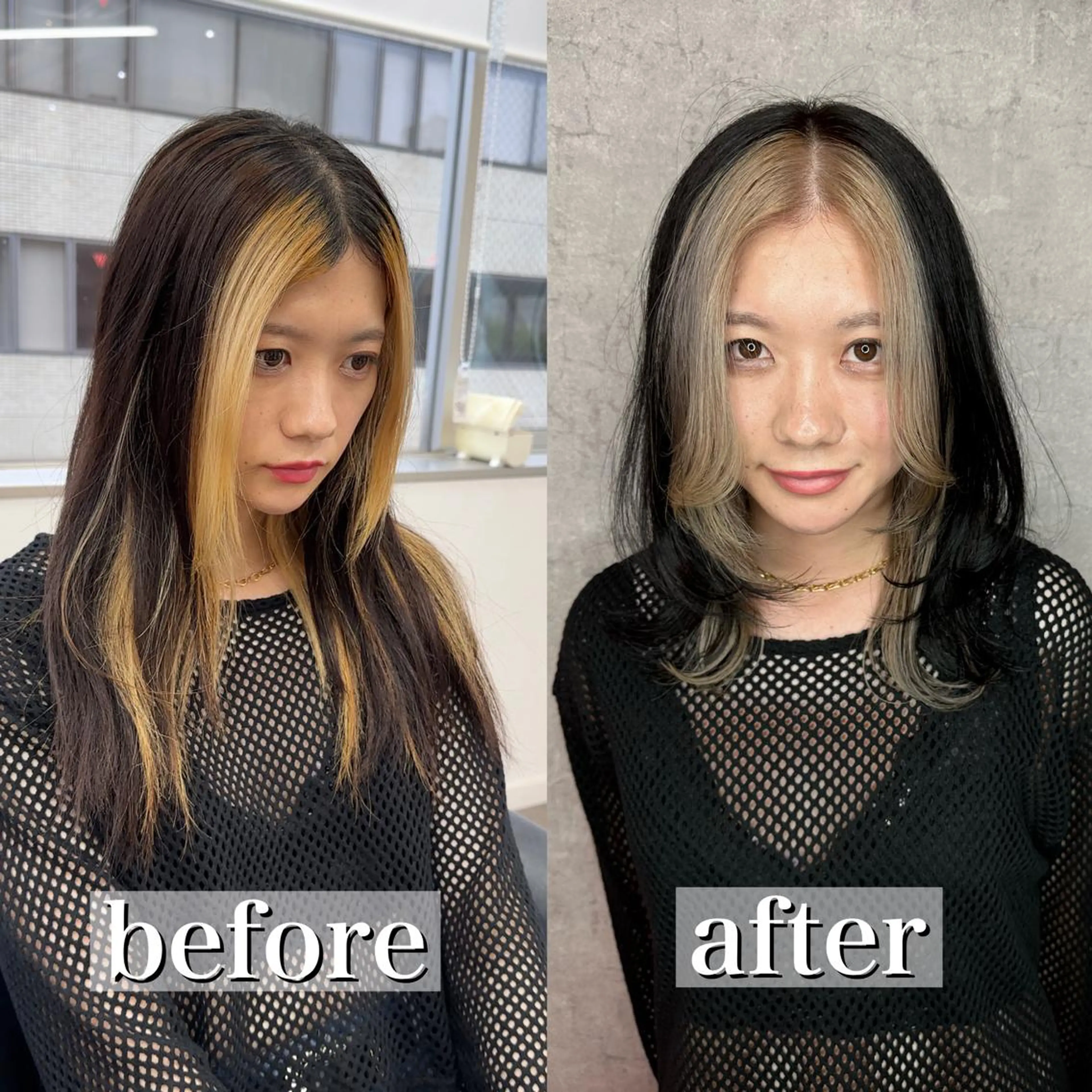 ミディアム カラー 韓国ヘア/艶カラー /田中悠佑のヘアスタイル