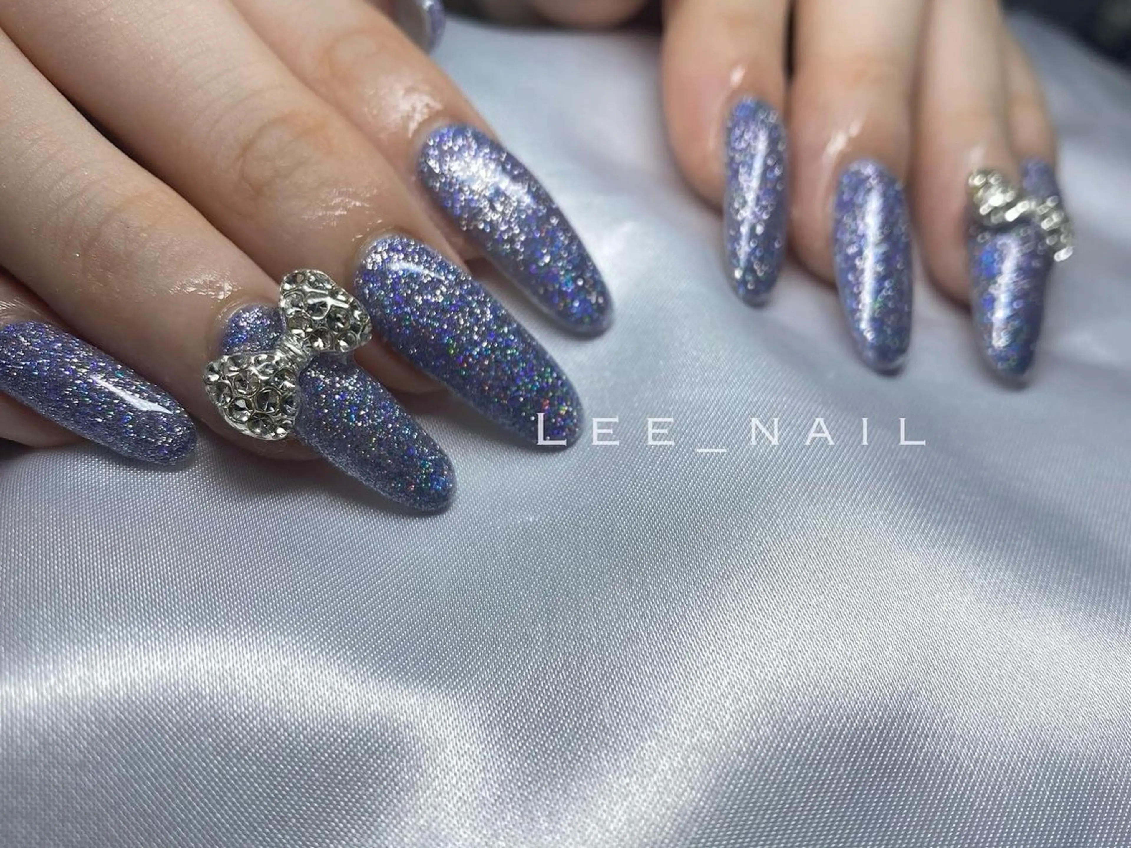 ネイル ラメ(グリッター) ハンドネイル Lee_ nailのネイルデザイン