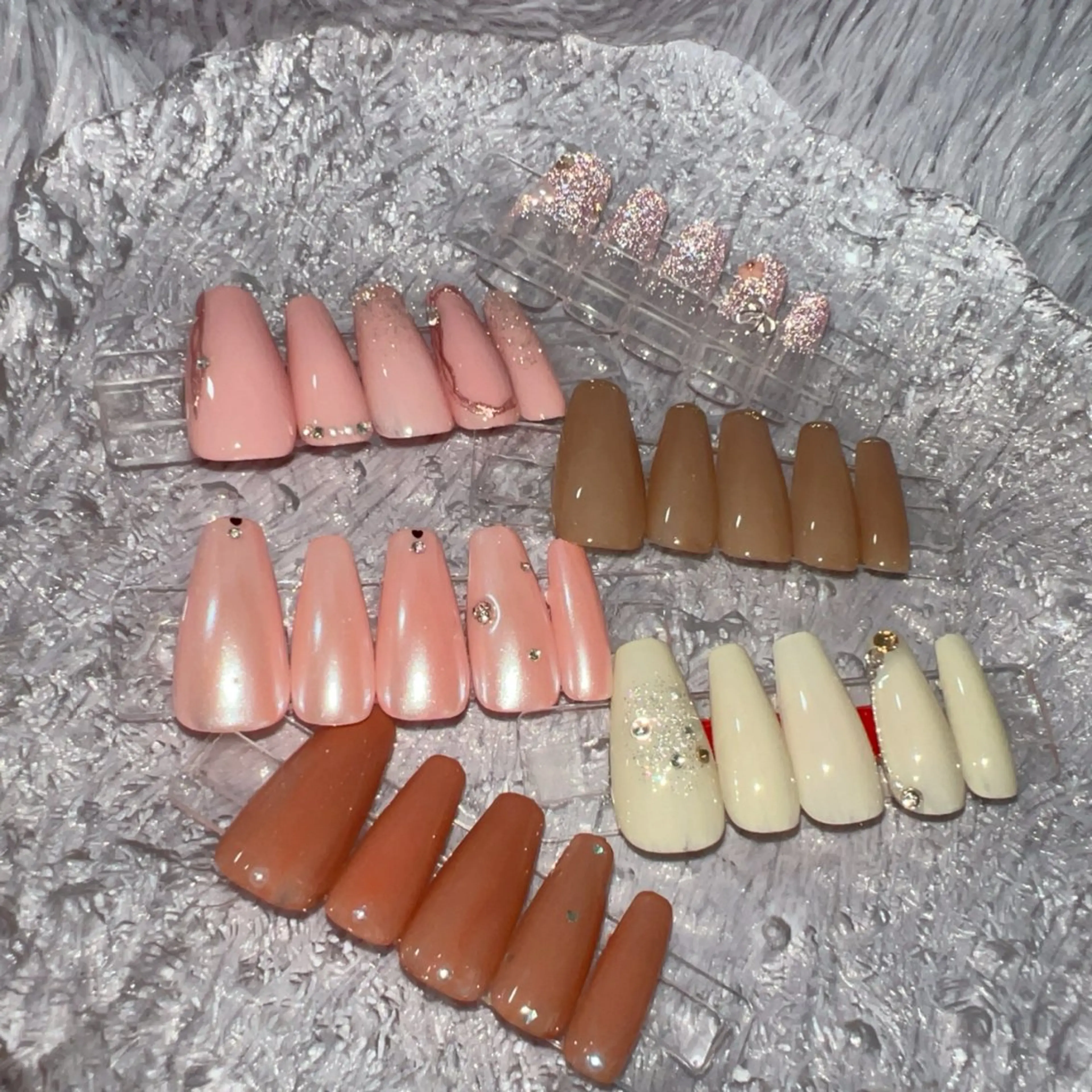 ハンド🩵上品オフィスネイル　定額ネイル　【お色変更可能】の写真