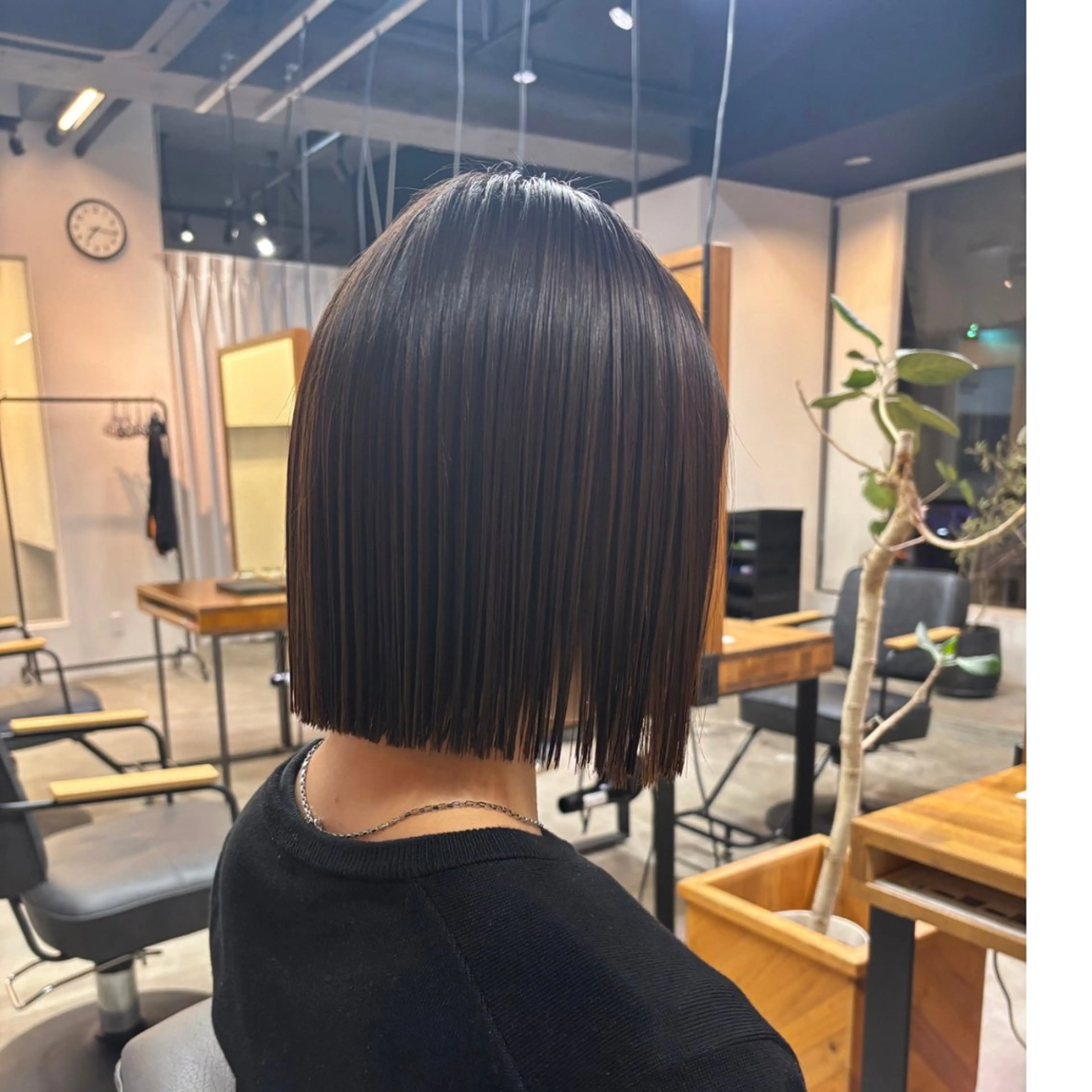 ミディアム note キシモト ハルカのヘアスタイル