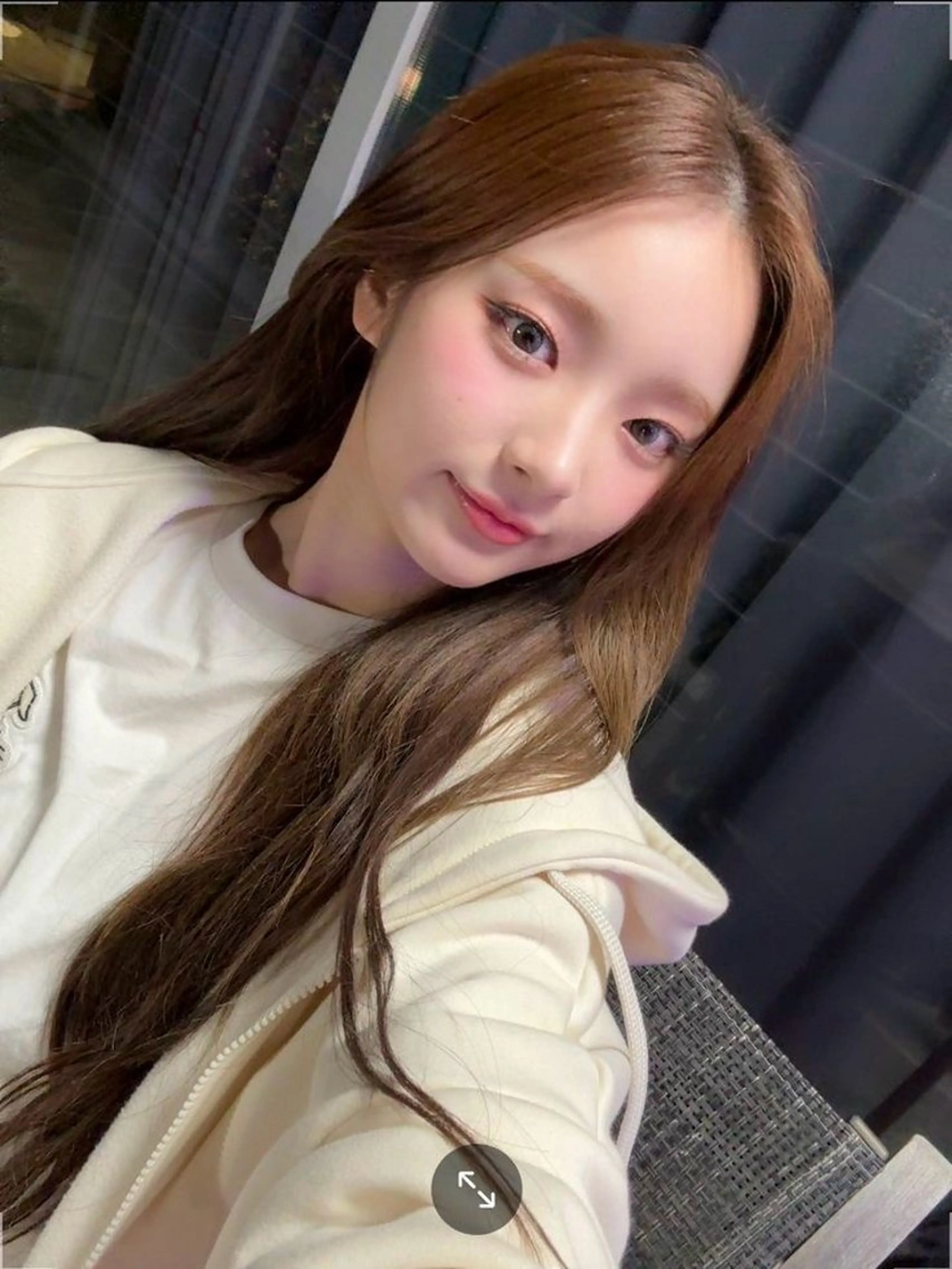 ミディアム ヘアカラー トリートメント 顔周りレイヤー/新宿 /モテ艶カラー/航介のヘアスタイル