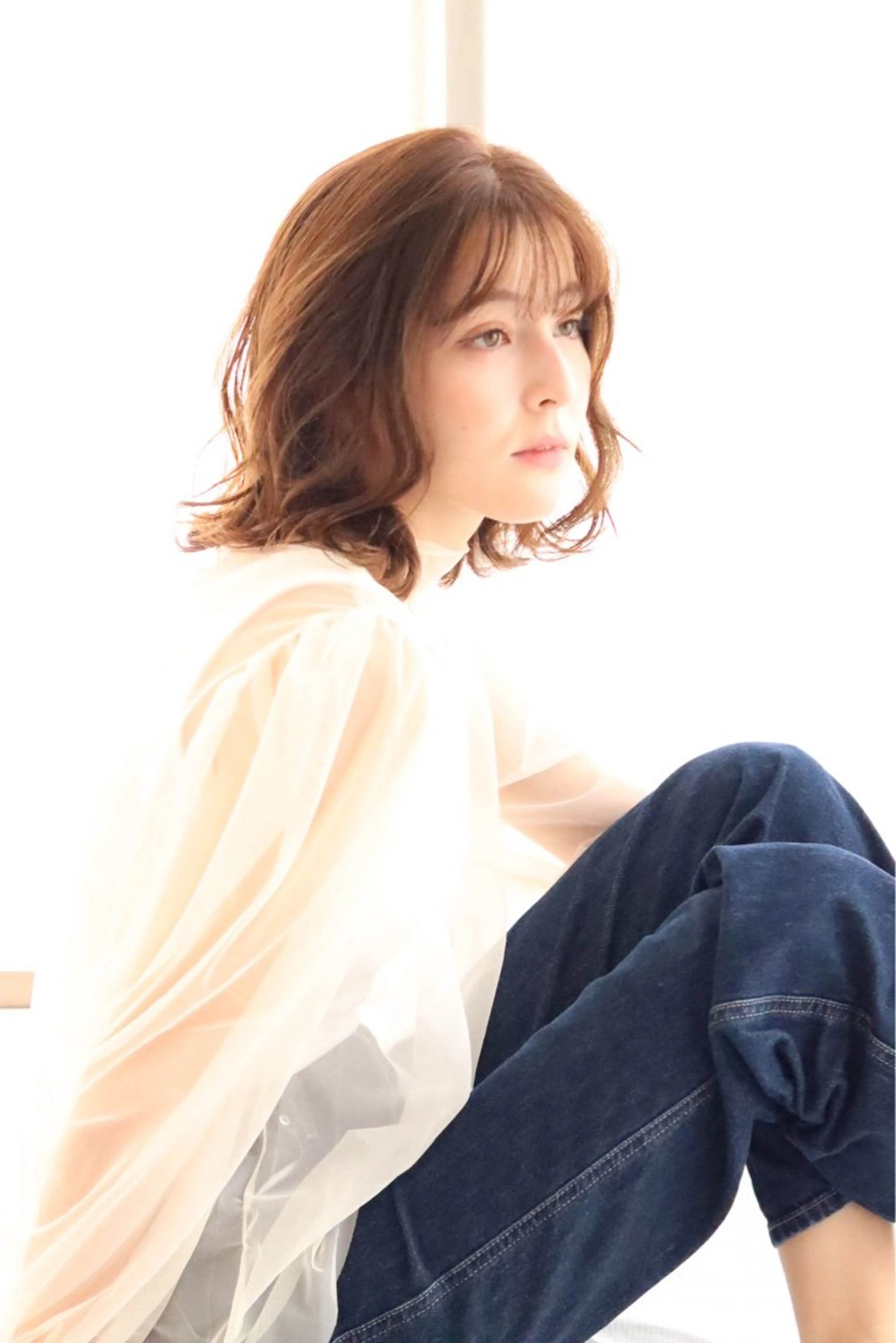 ミディアム パーマ 新宿 / Aujua ソムリエ🫧森田涼介のヘアスタイル