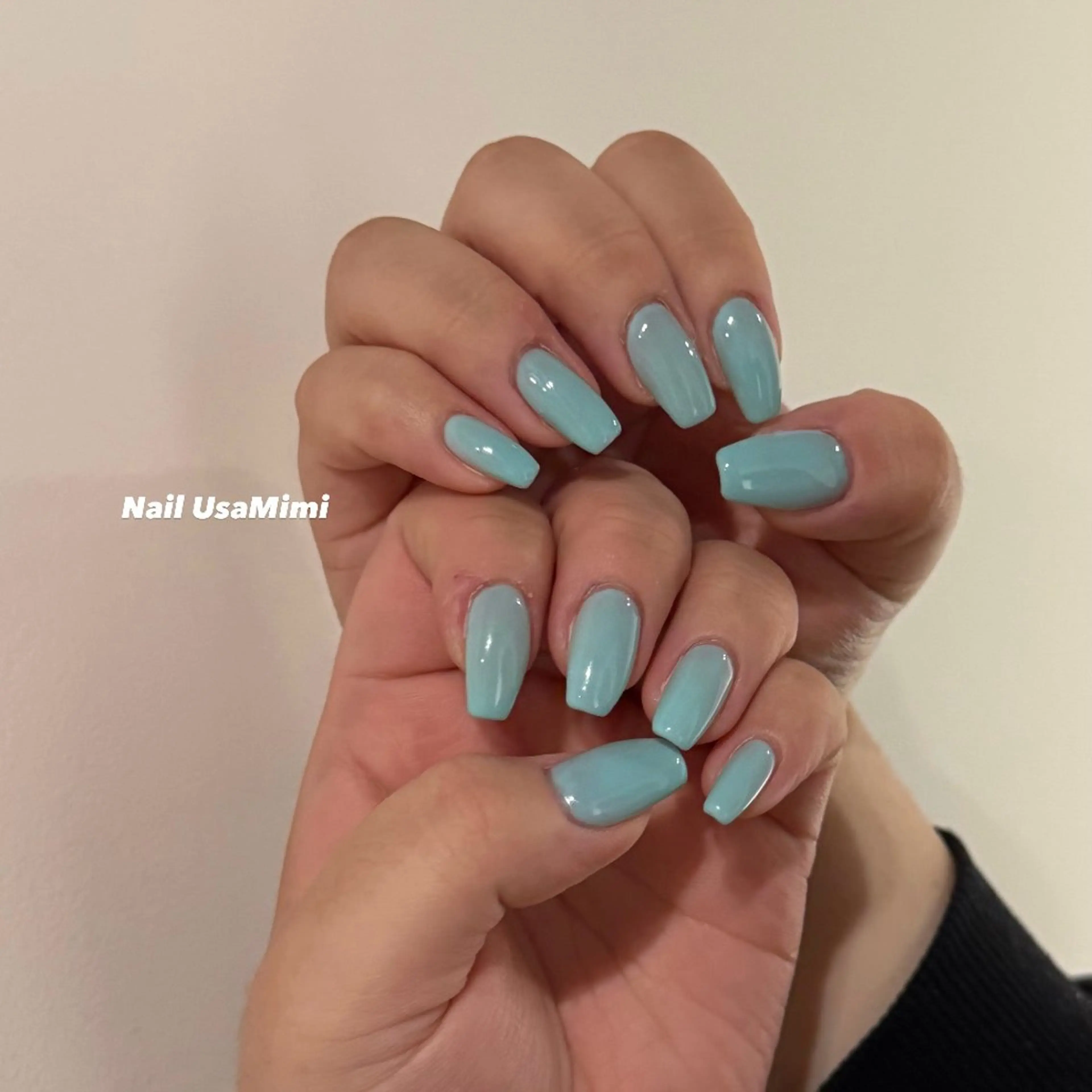 ネイル ワンカラーネイル ハンドネイル 本町NailUsaM imi KEINAのネイルデザイン