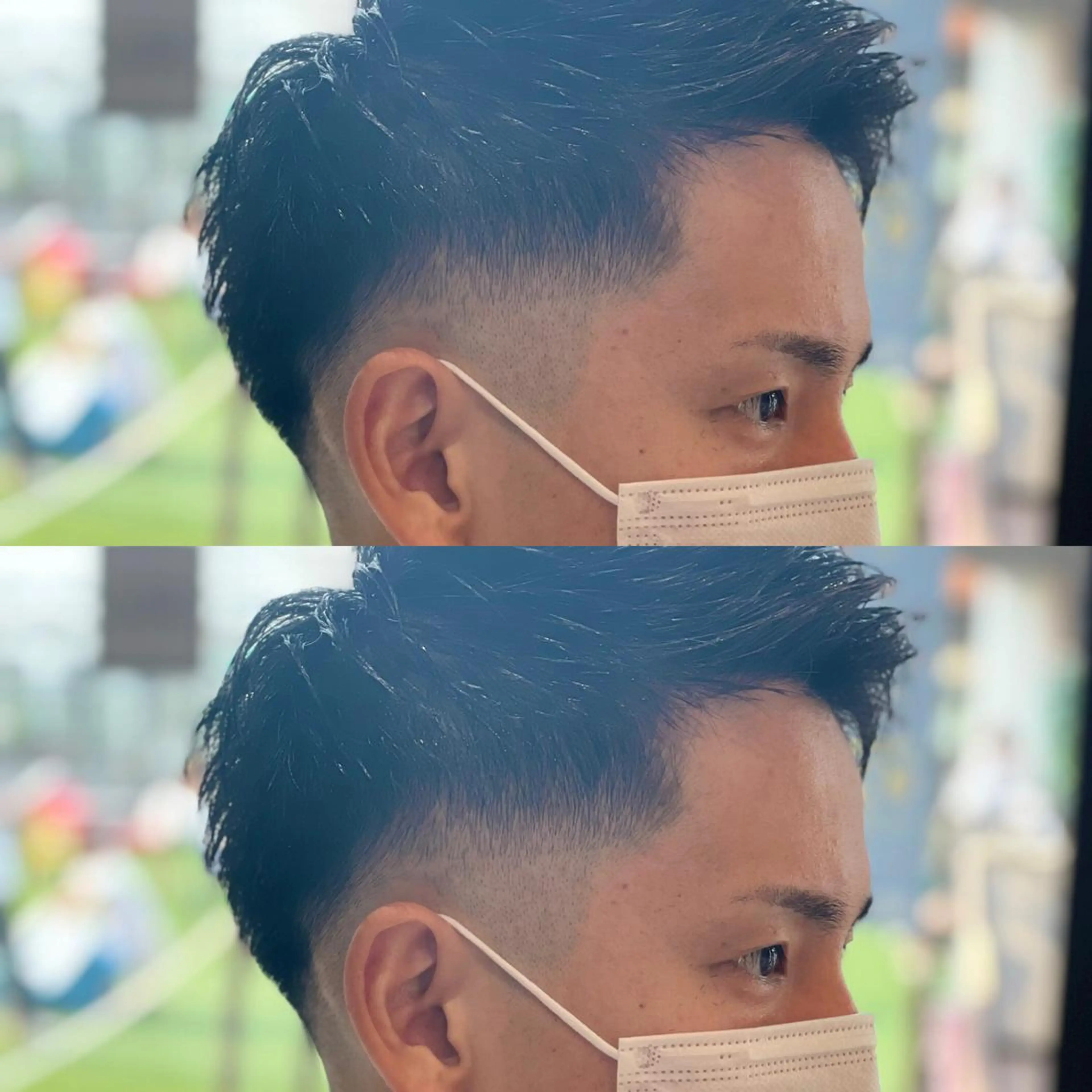 ショート メンズ フェードカット スキンフェード メンズヘア特化 崎田 成人のヘアスタイル