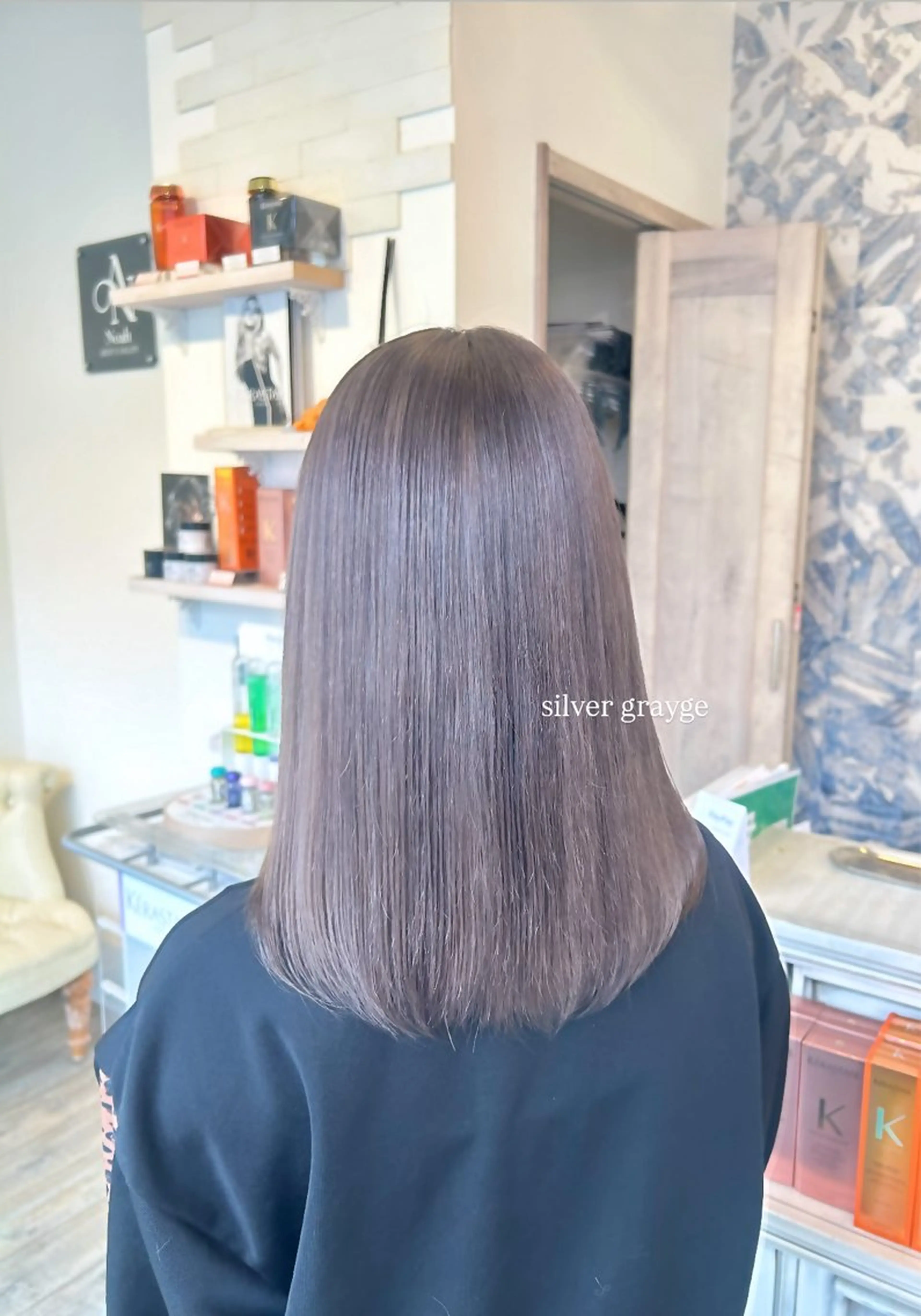 セミロング 🎀暖色/オリーブ カラー🎀seinaのヘアスタイル