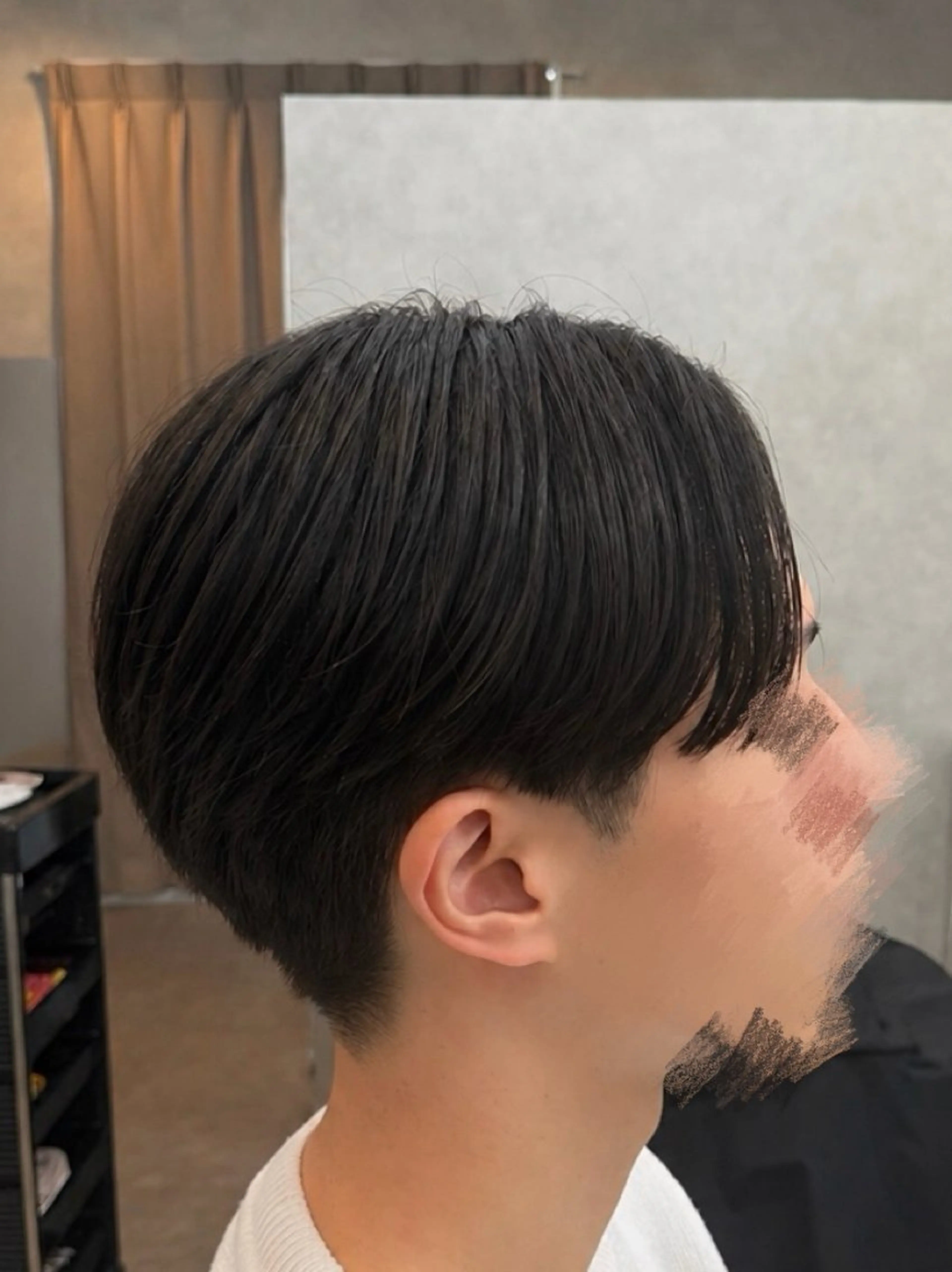 メンズ カット ニュアンスパーマ🌀 毛流れ🩶イザベラのヘアスタイル