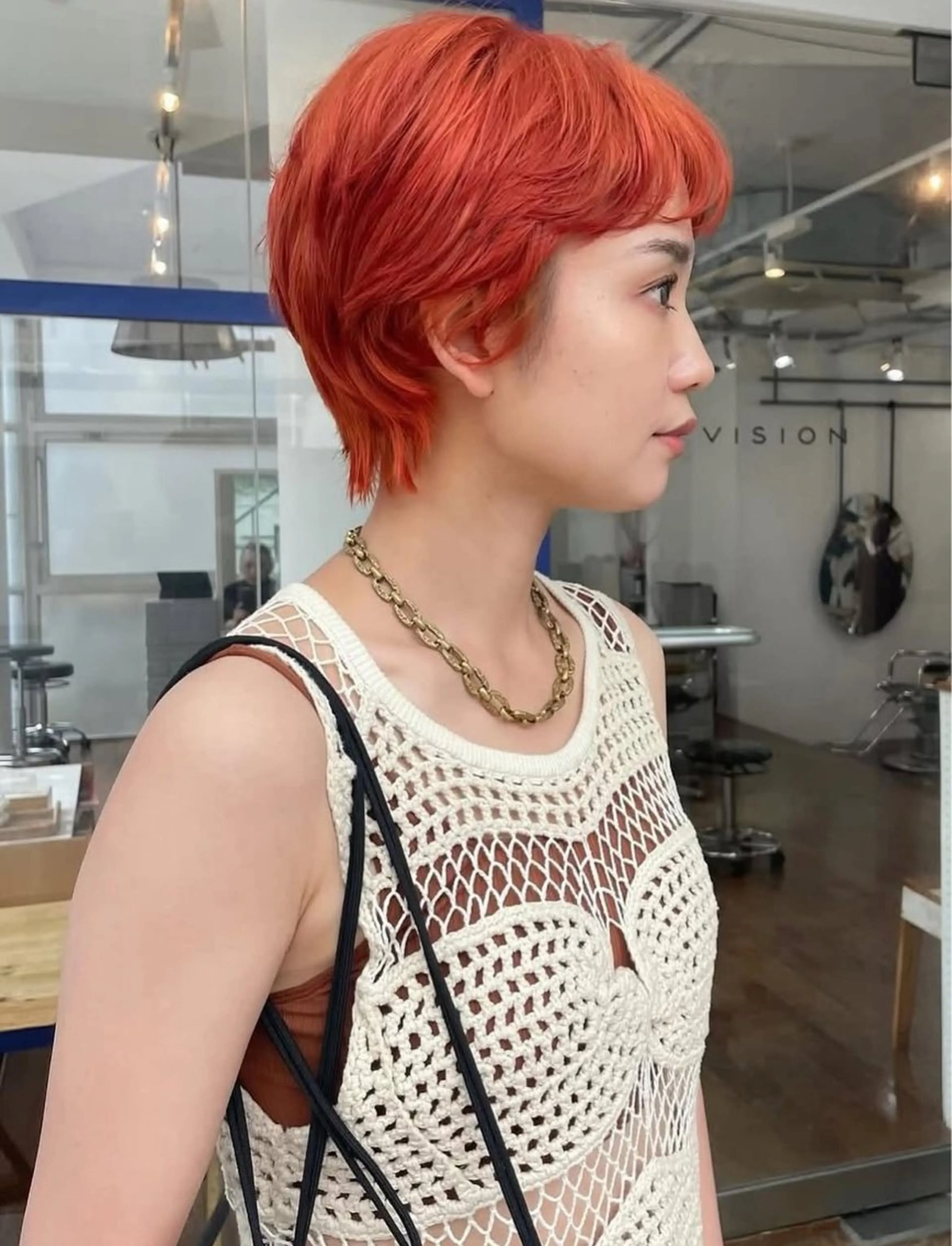 ショートカット＋silkトリートメントの写真