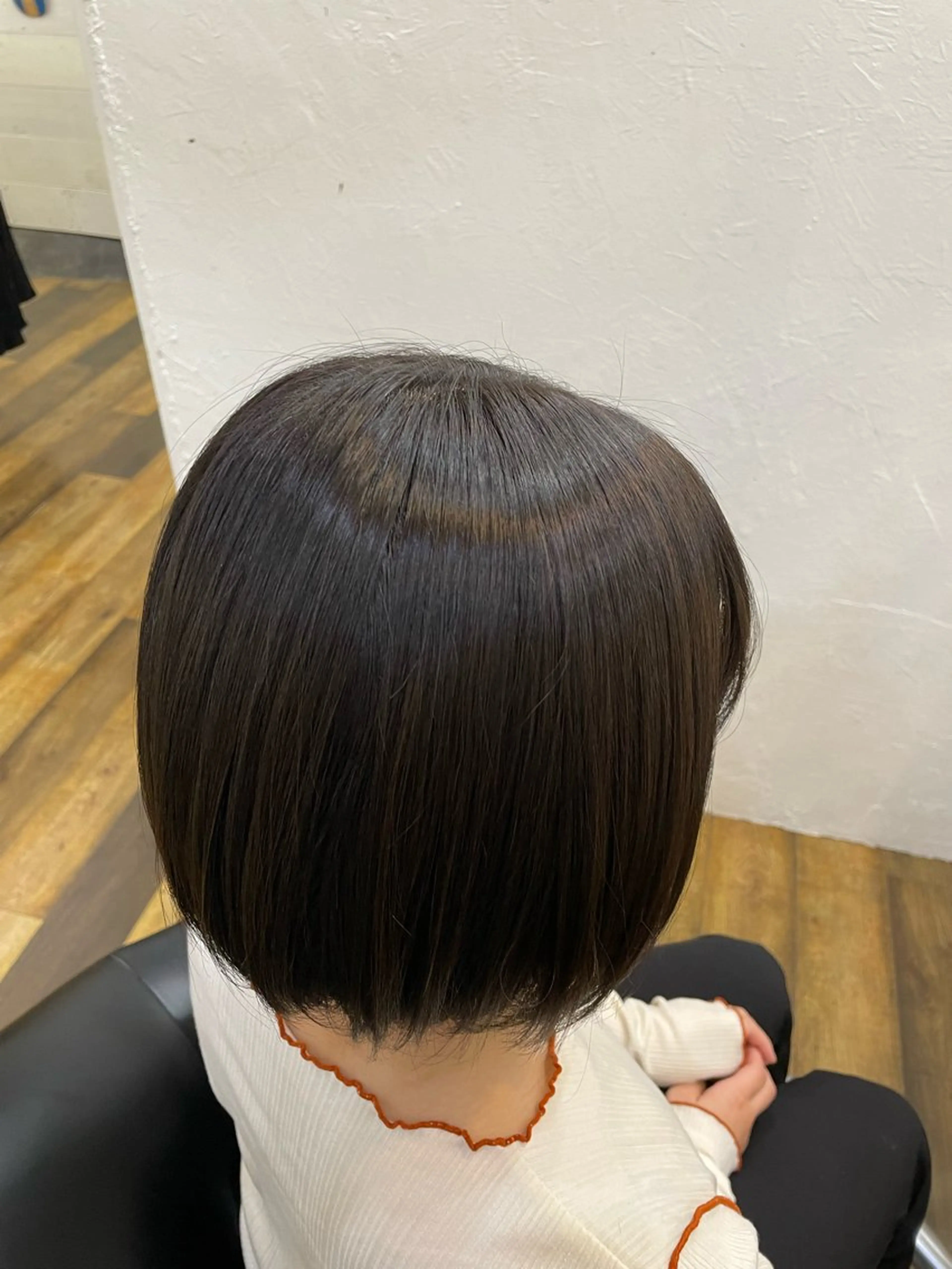 ショート Miu🤍透明感カラ ー🫧ショートカットのヘアスタイル