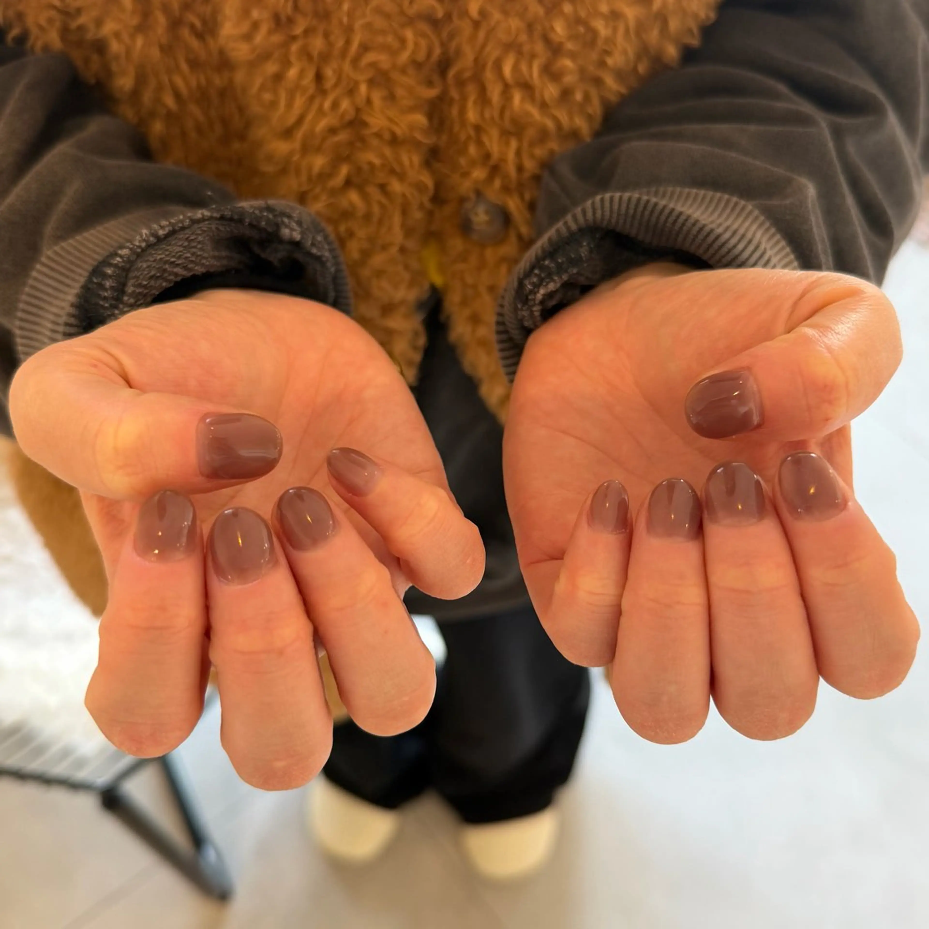 ネイル ブラウン WHITE NAIL所属・WHITE NAIL Nanamiのネイルデザイン