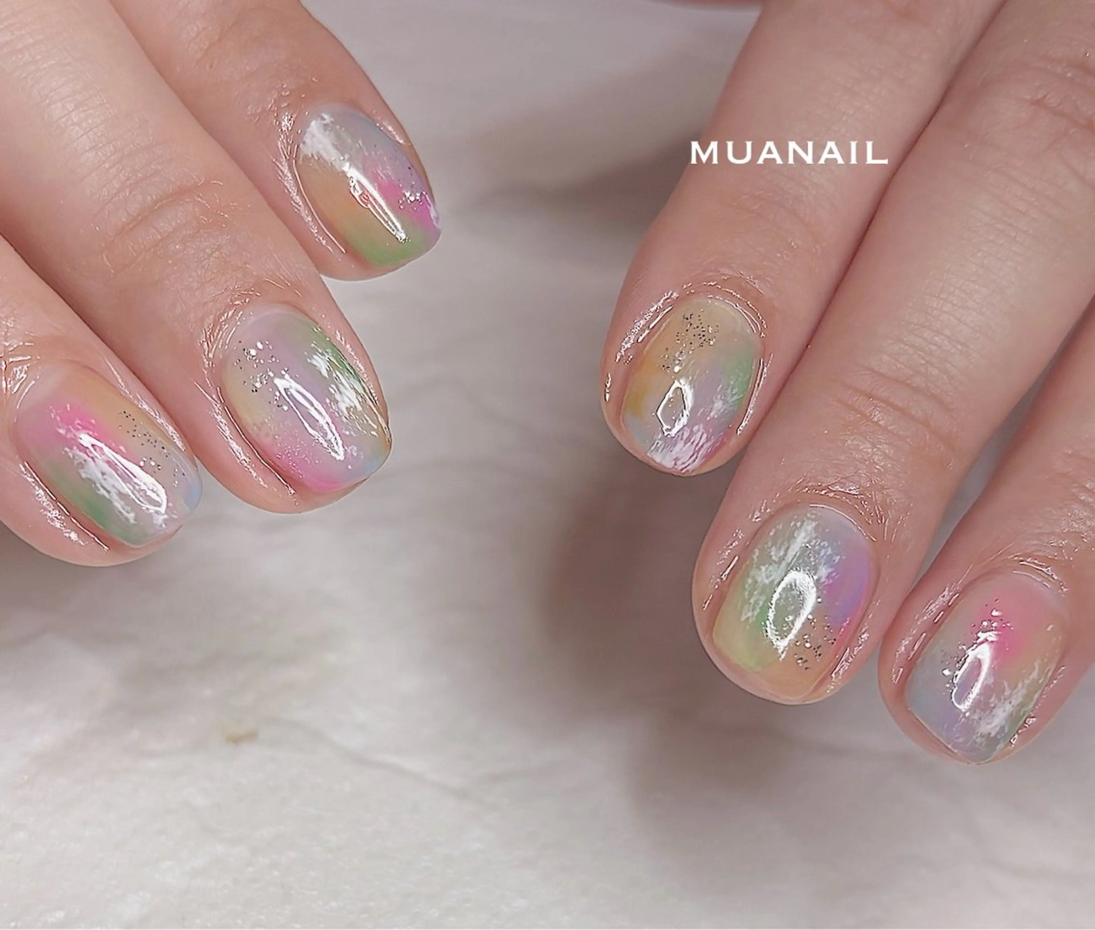 ネイル パステルネイル 春ネイル ハンドネイル mua nail mikiのネイルデザイン