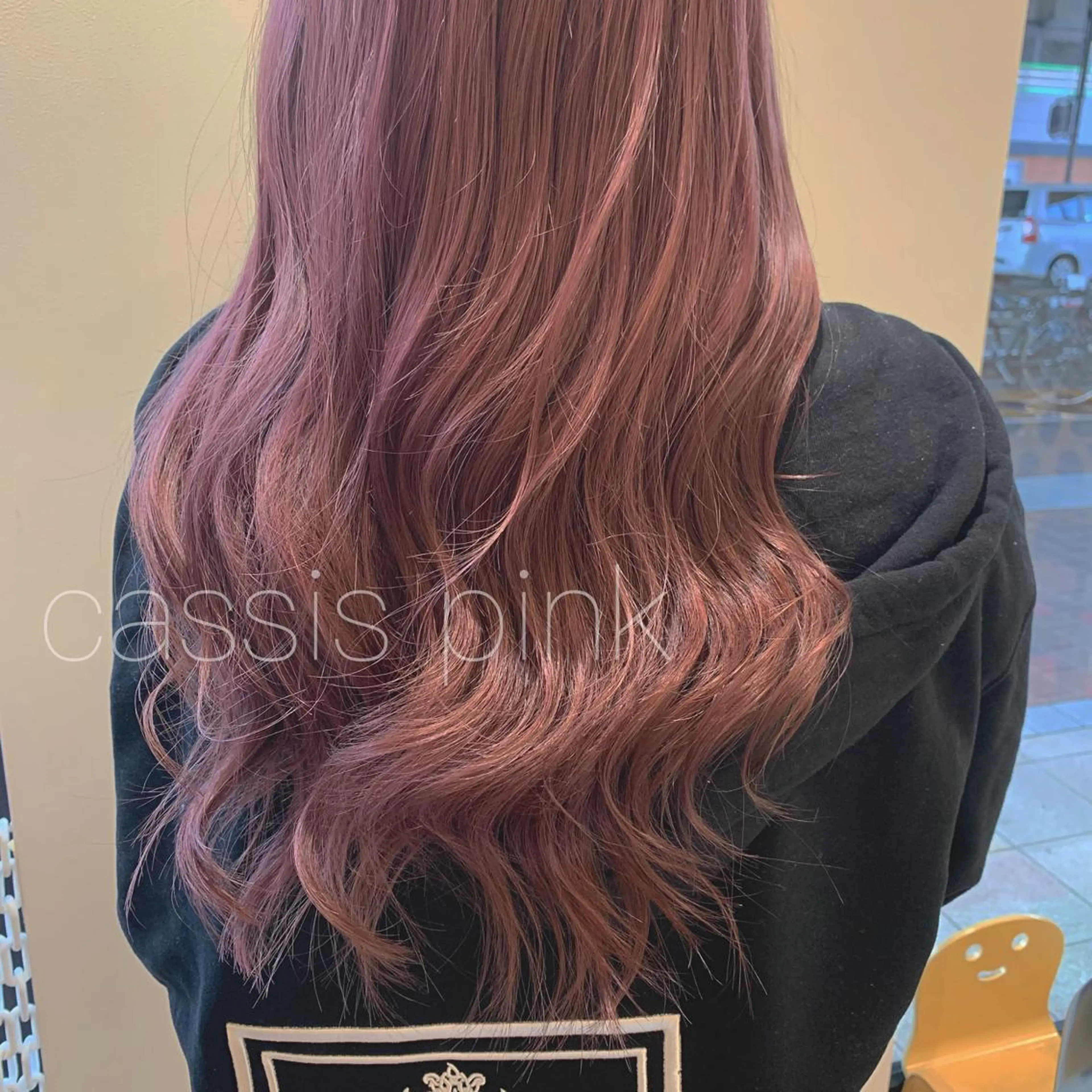 ロング 透明感カラー 金村真子のヘアスタイル