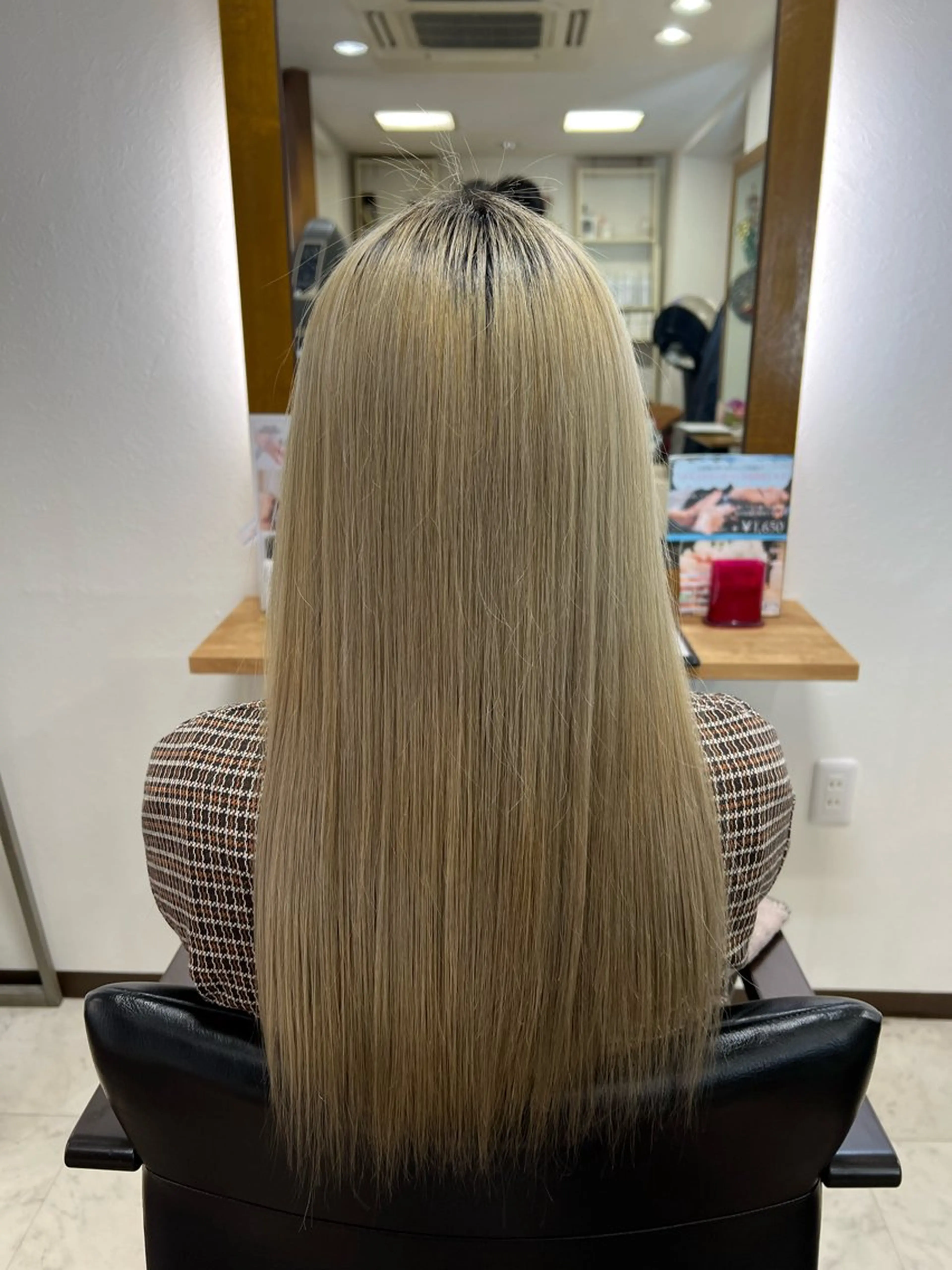 ロング 髪質改善/マツパ 垢抜け透明カラー衣笠のヘアスタイル