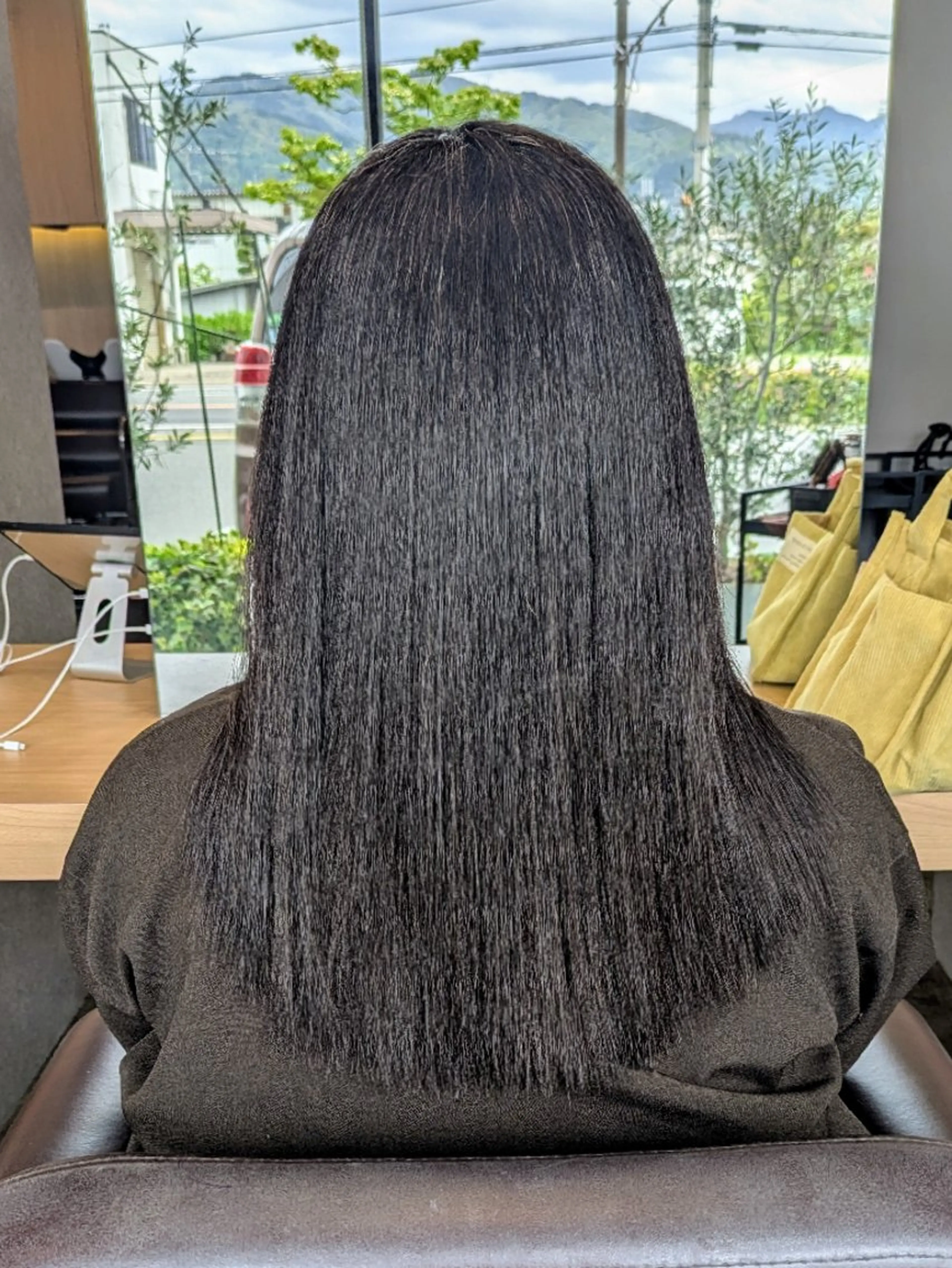 ロング 縮毛矯正 山田 愛/川中島/縮毛矯正のヘアスタイル