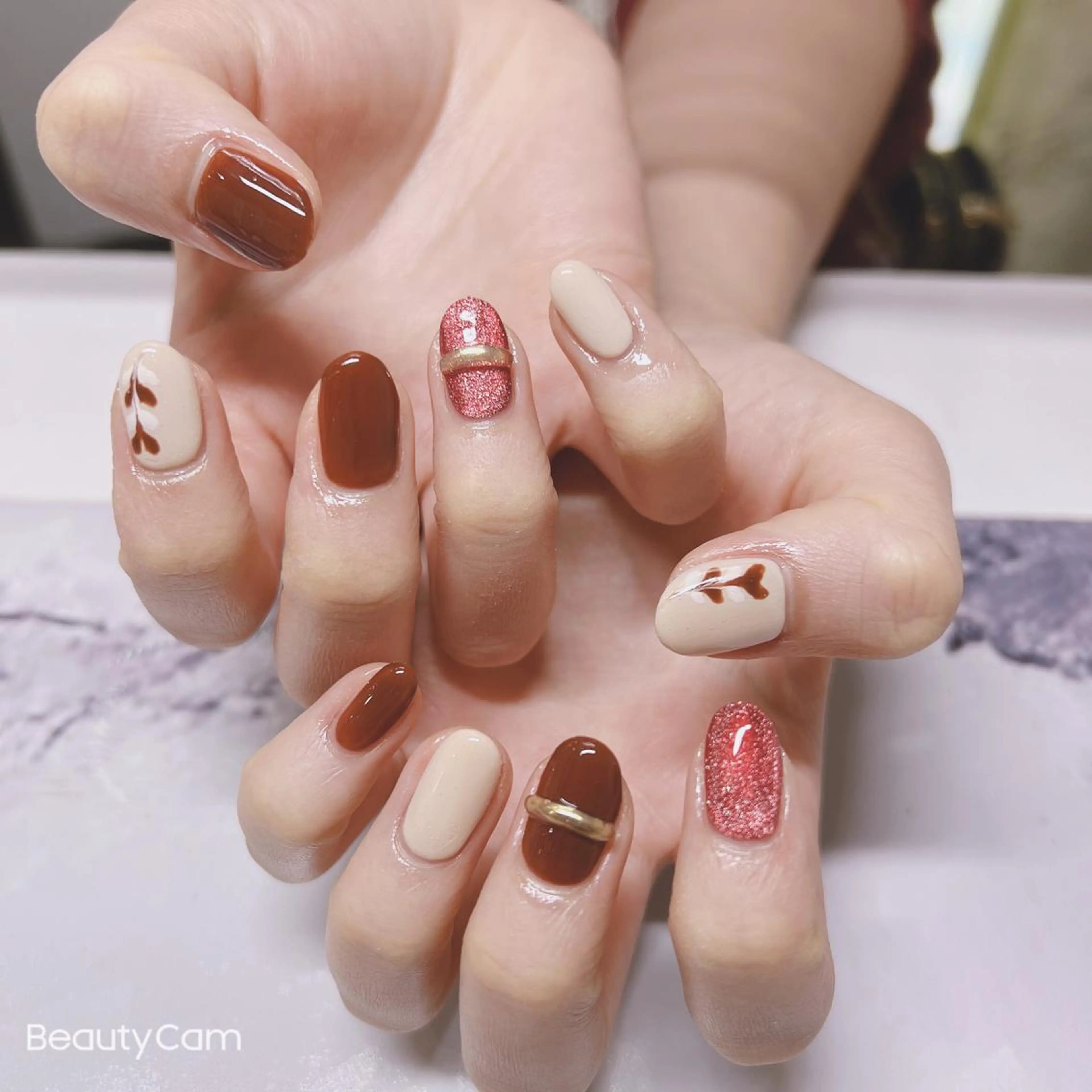 ネイル ハンドネイル ガレンドウ 白澤 愛子のネイルデザイン