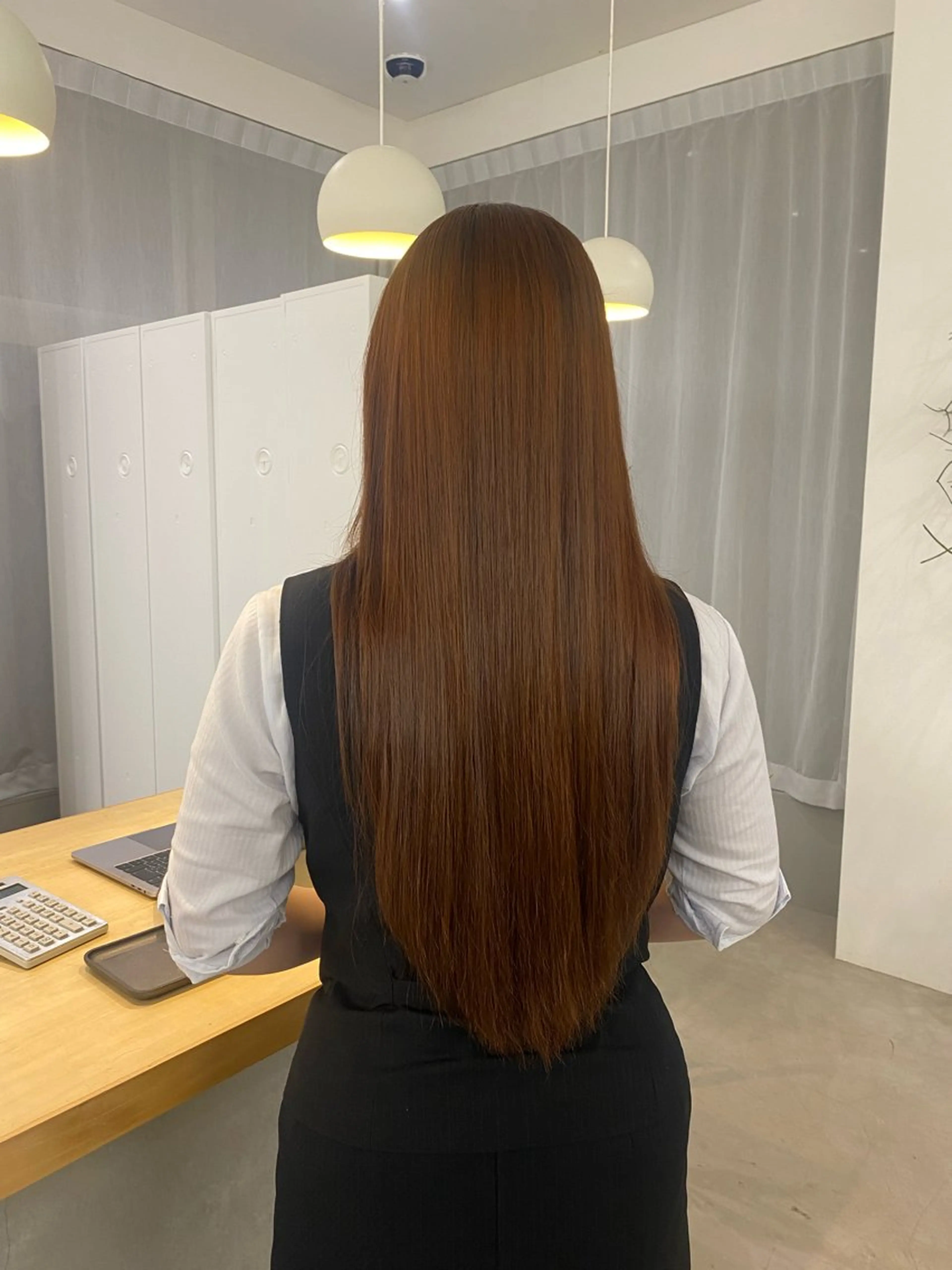 ロング カラー 鈴木 奏羽のヘアスタイル