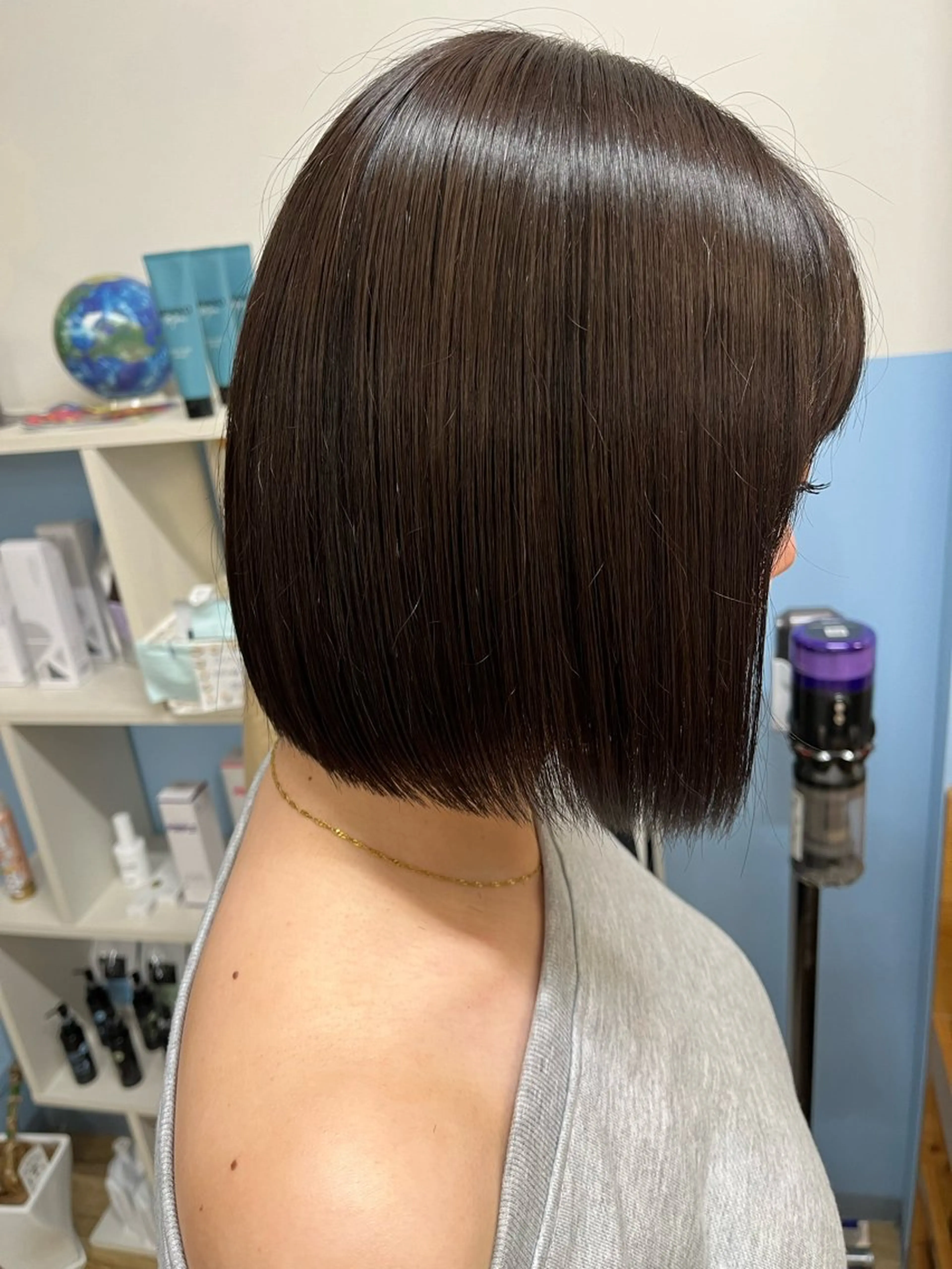 ショート 切りっぱなしボブ ボブ かりん 🤍のヘアスタイル