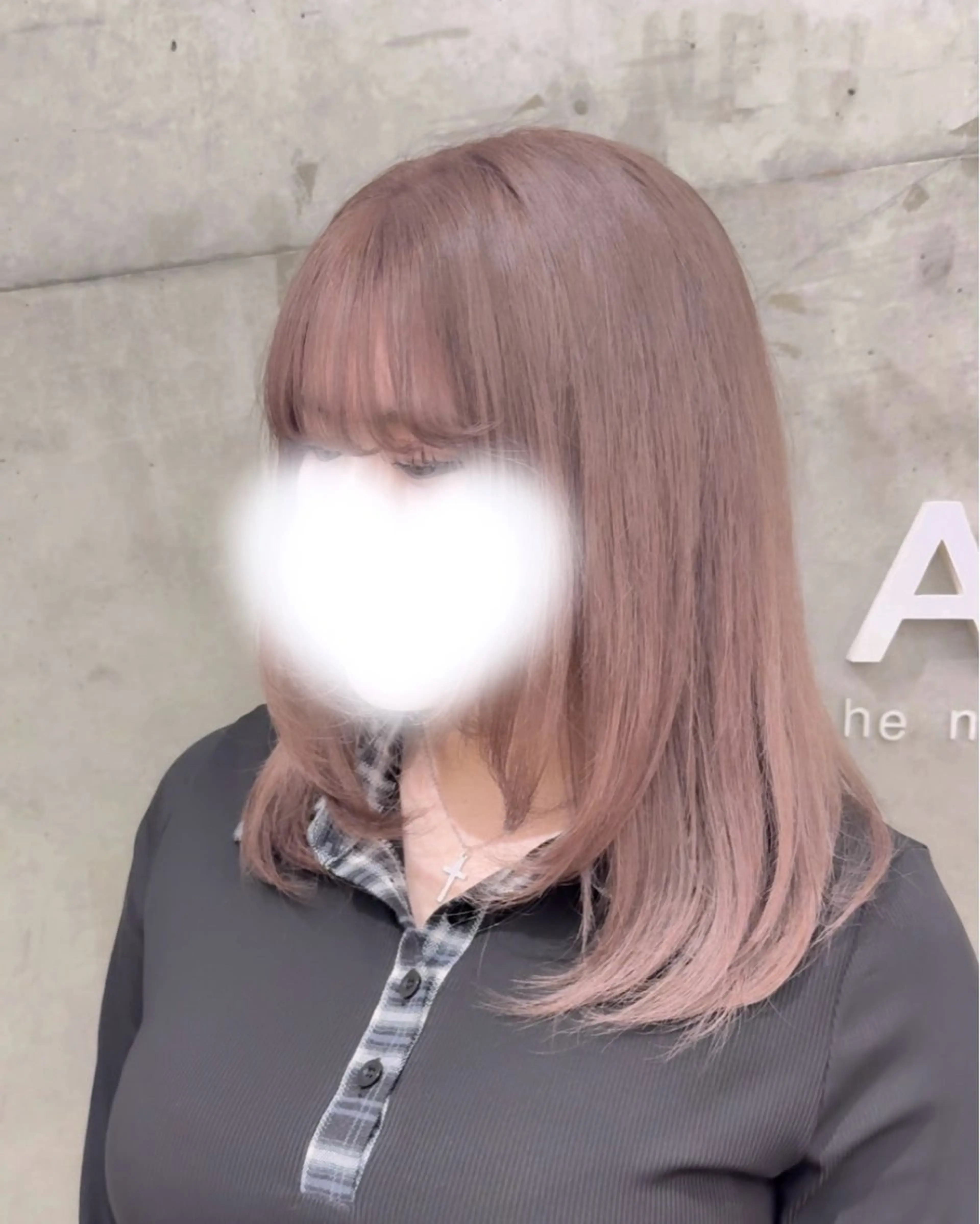 カラー ピンクカラー ヘアカラー Riria/梅田 /ダブルカラーのヘアスタイル