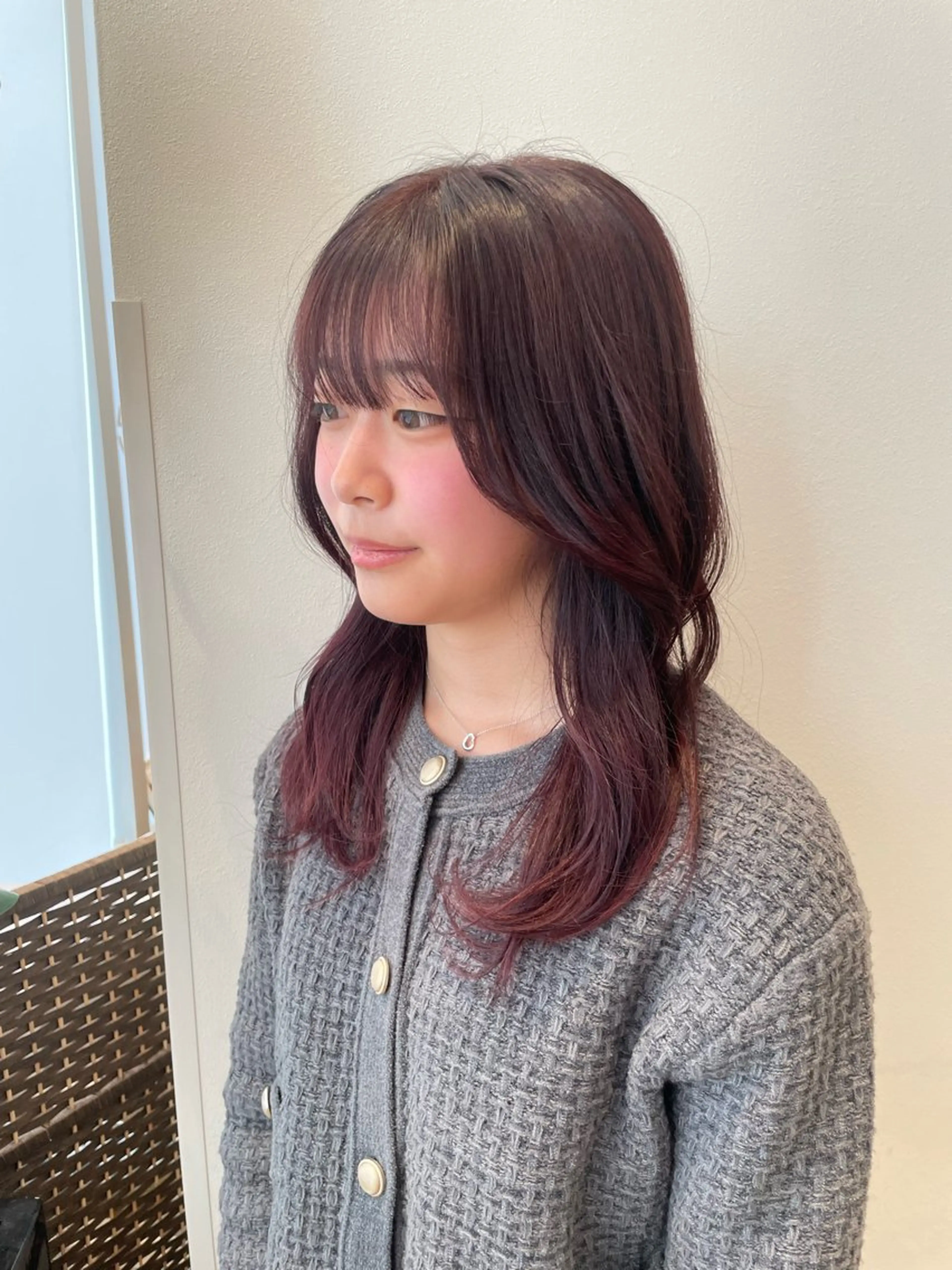 カラー カット ヘアカラー トリートメント k-twoたき✨艶感 カラー／美髪矯正のヘアスタイル