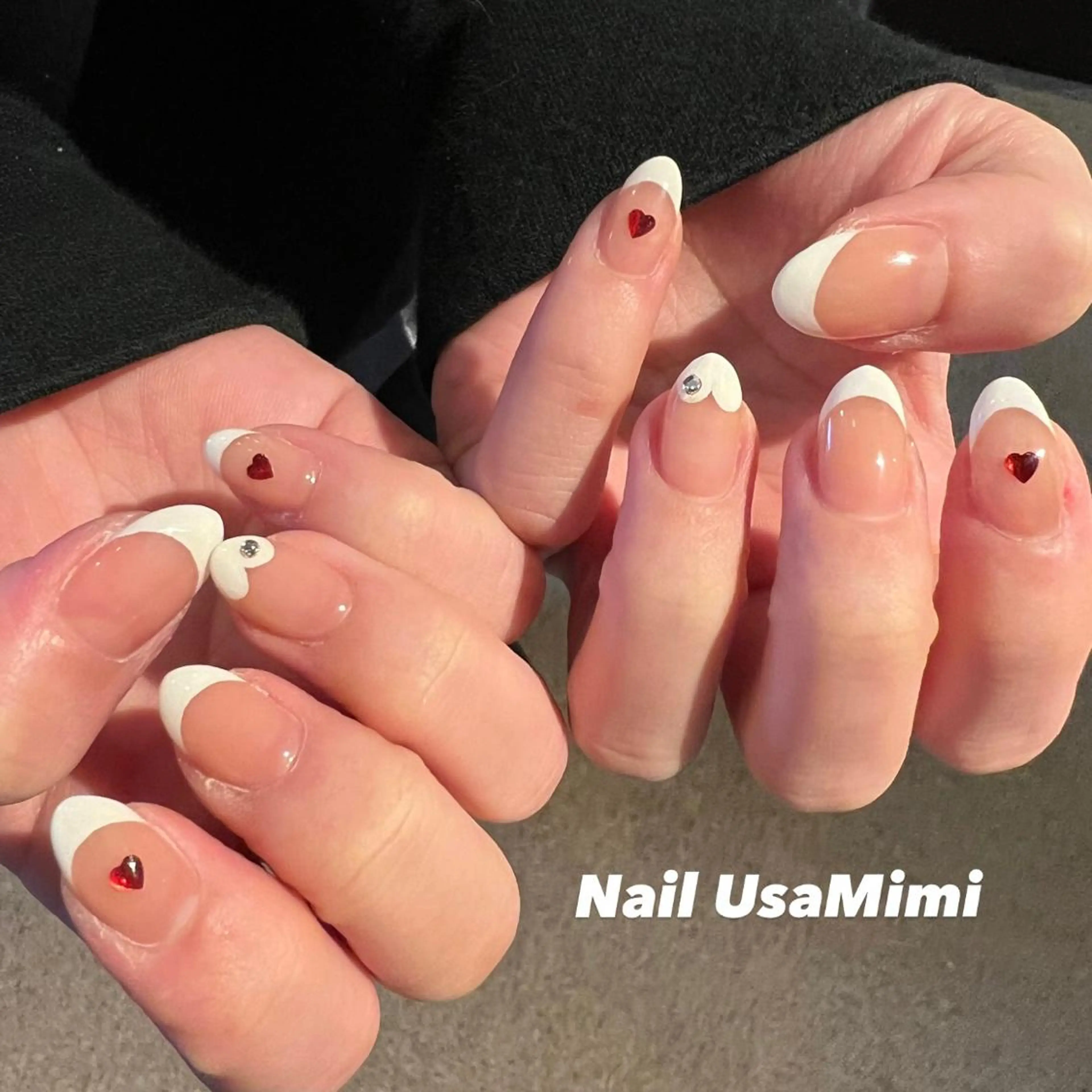 ネイル フットネイル ジェルネイル マグネットネイル 持ち込み ニュアンスネイル 本町ネイルNail UsaMimiのネイルデザイン