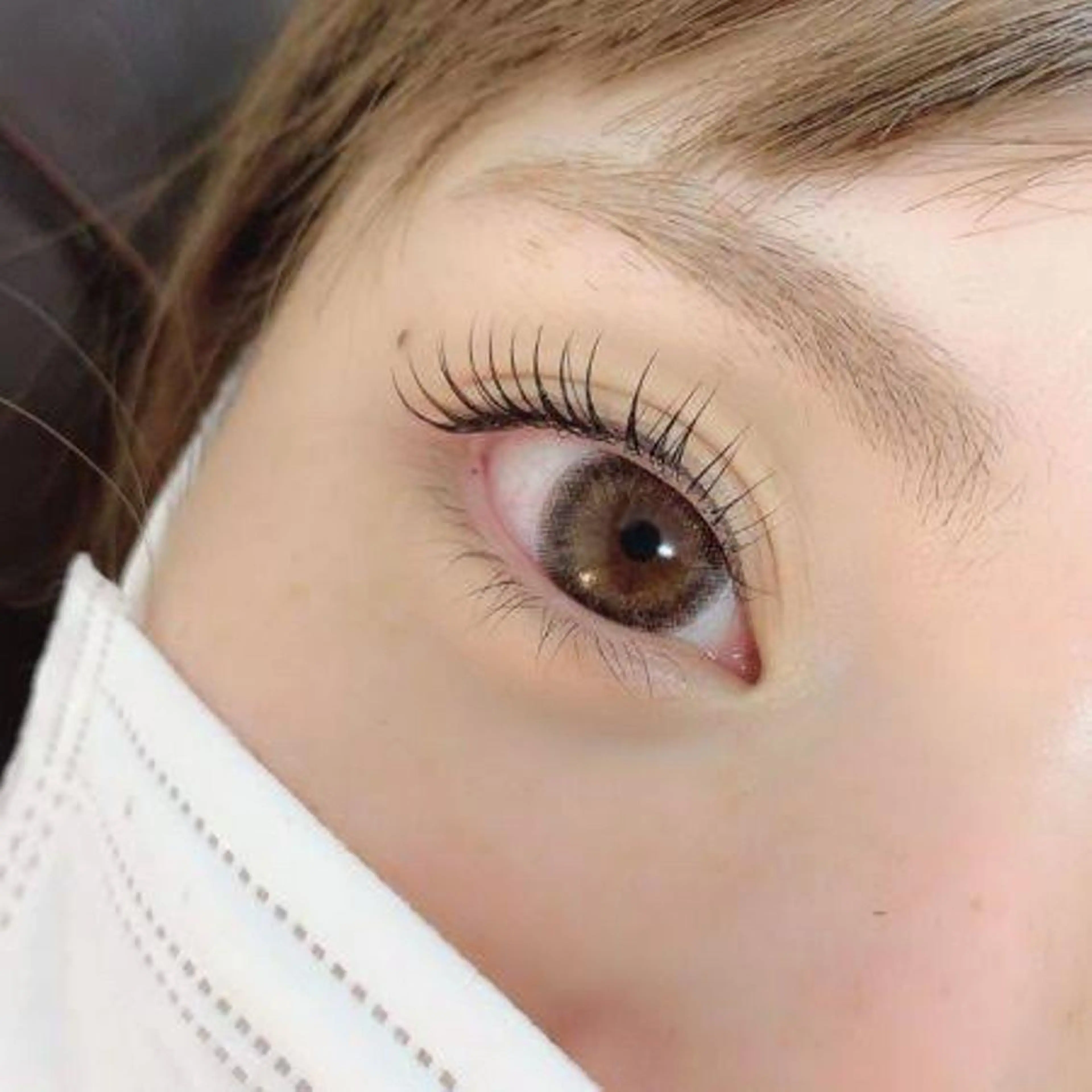 🧡次世代まつ毛パーマ👁どなたでも使えます！トリートメント付✨予約枠に限りがあります🙇🏼‍♀️の写真