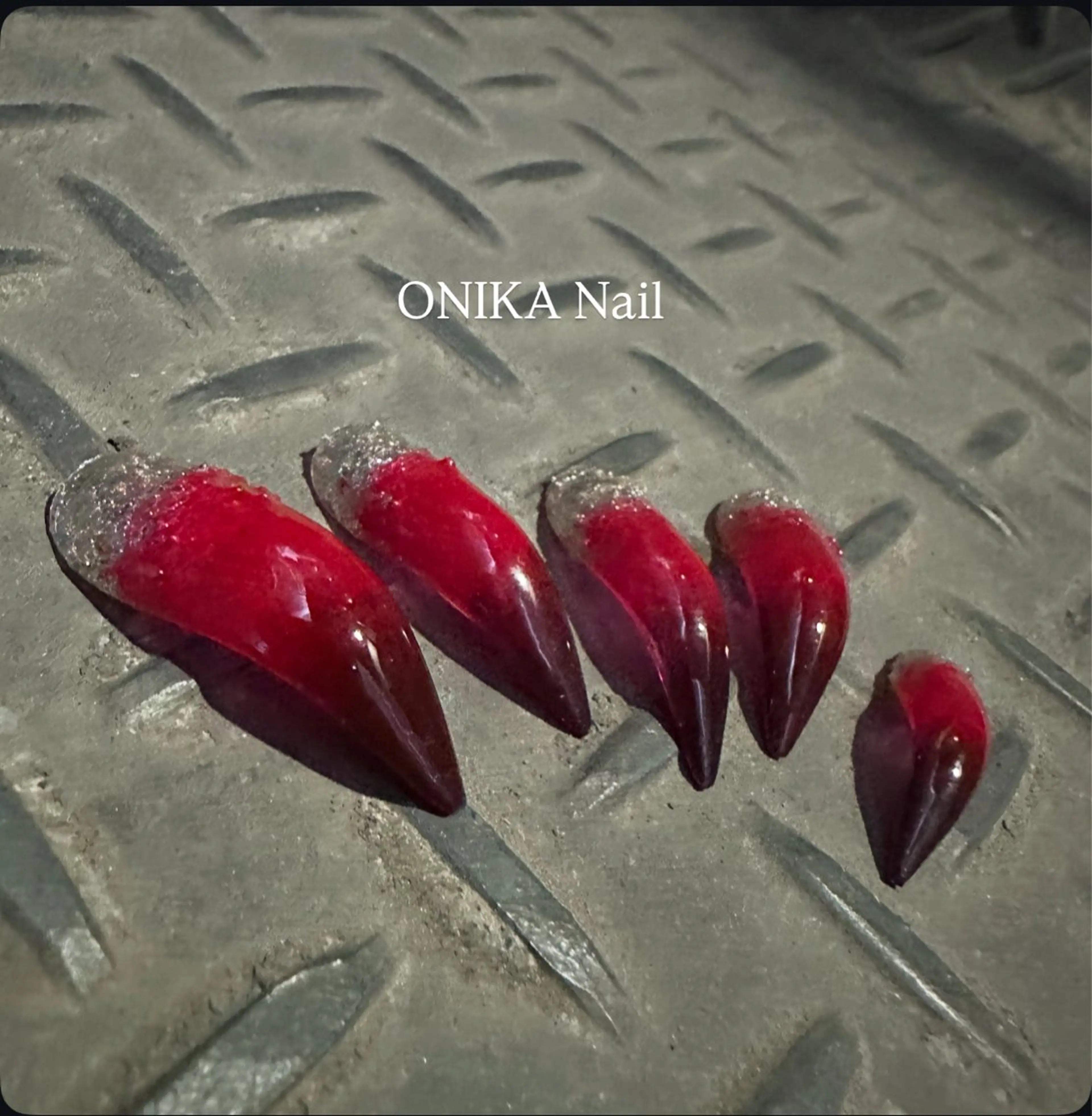 ロング Momoka 🦋のネイルデザイン