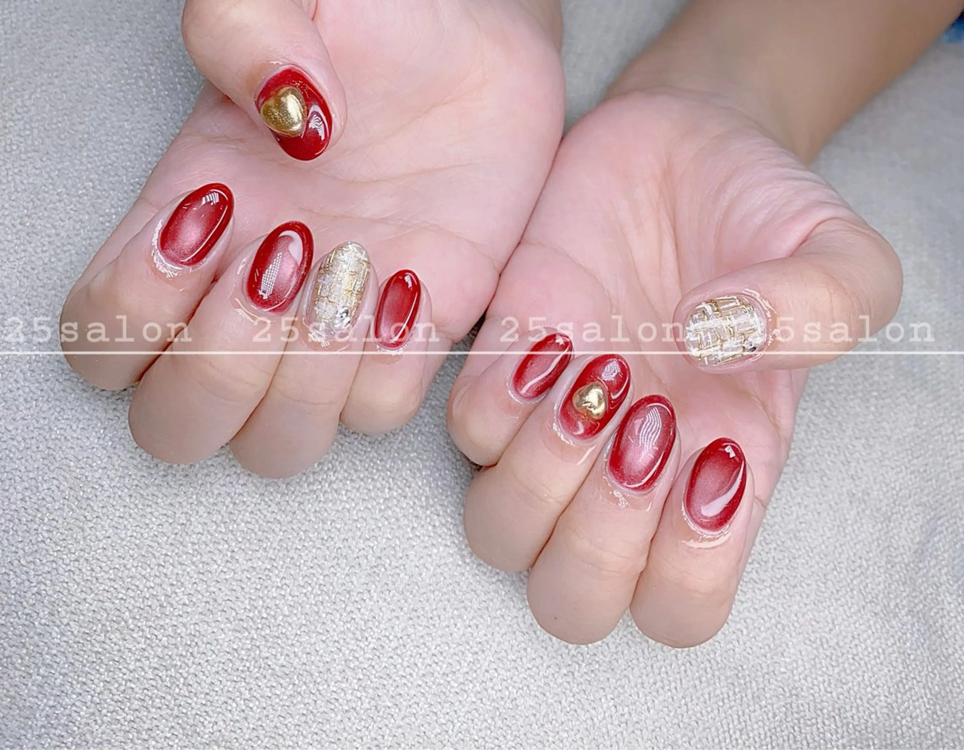 ネイル ジェルネイル 韓国ネイル ニュアンスネイル パラジェル ワンホンネイル 2 5のマツエク・マツパデザイン