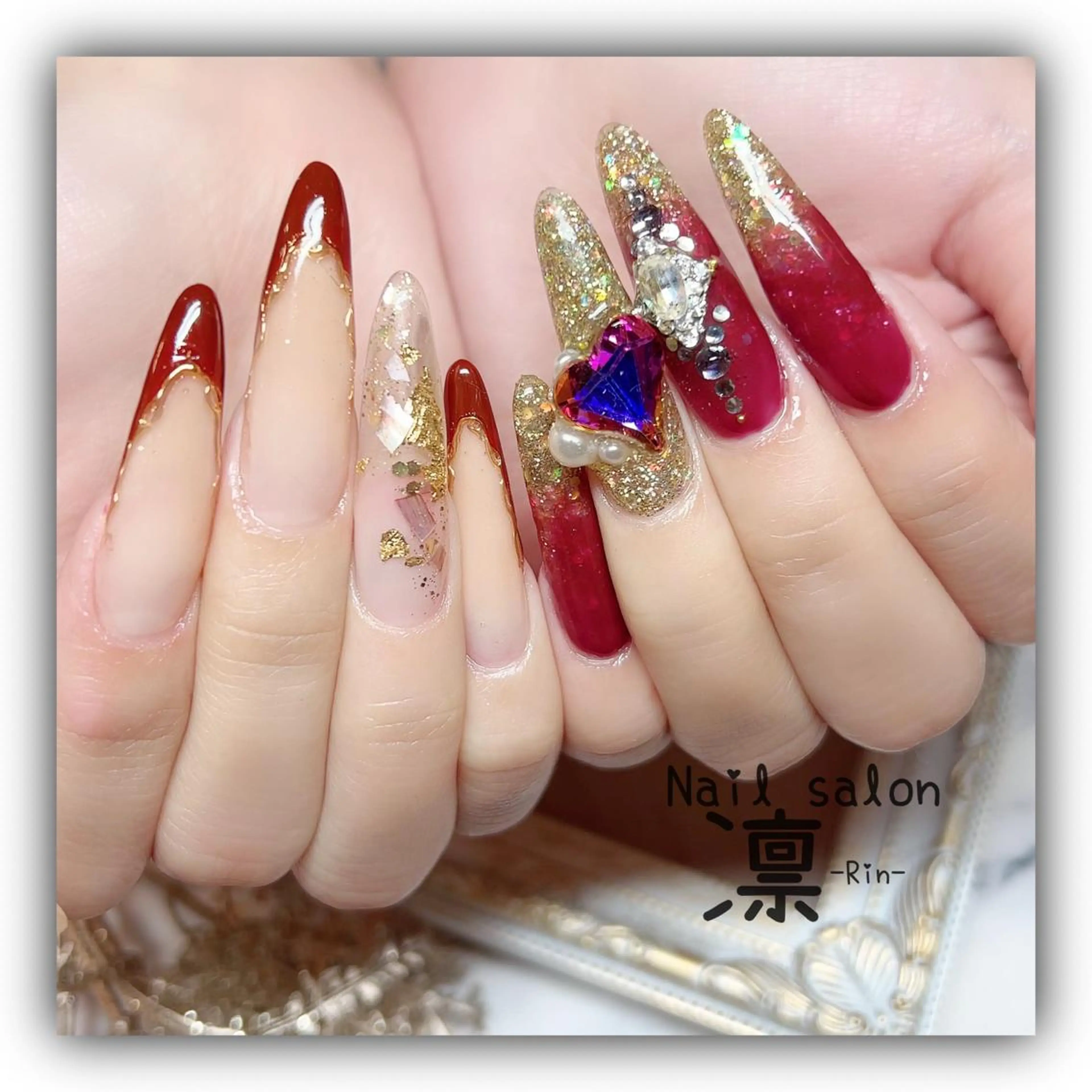 ネイル スカルプネイル private salon凛のネイルデザイン