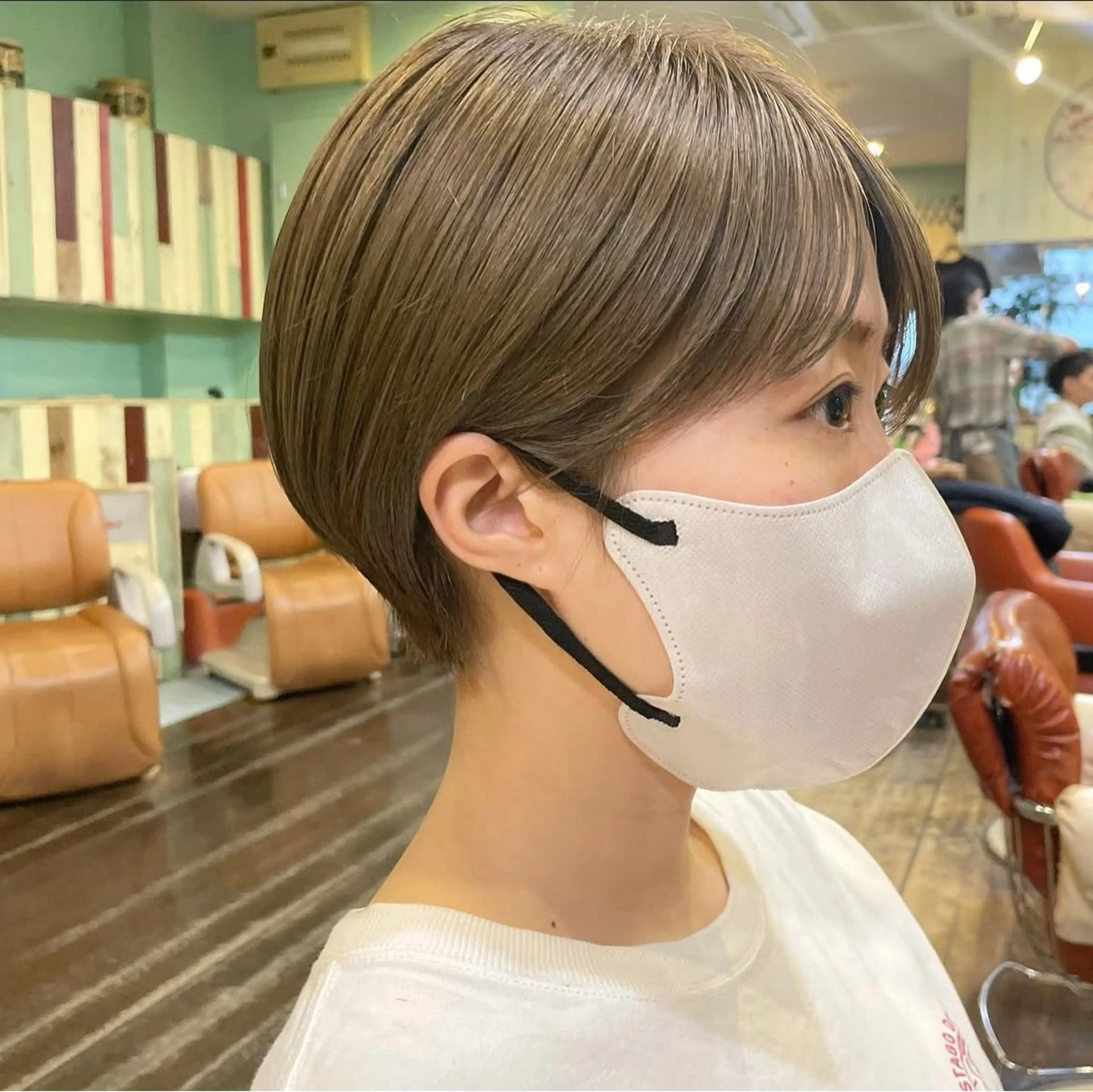 ショート カラー Sourire西大分 ☘️いけだ　あおいのヘアスタイル