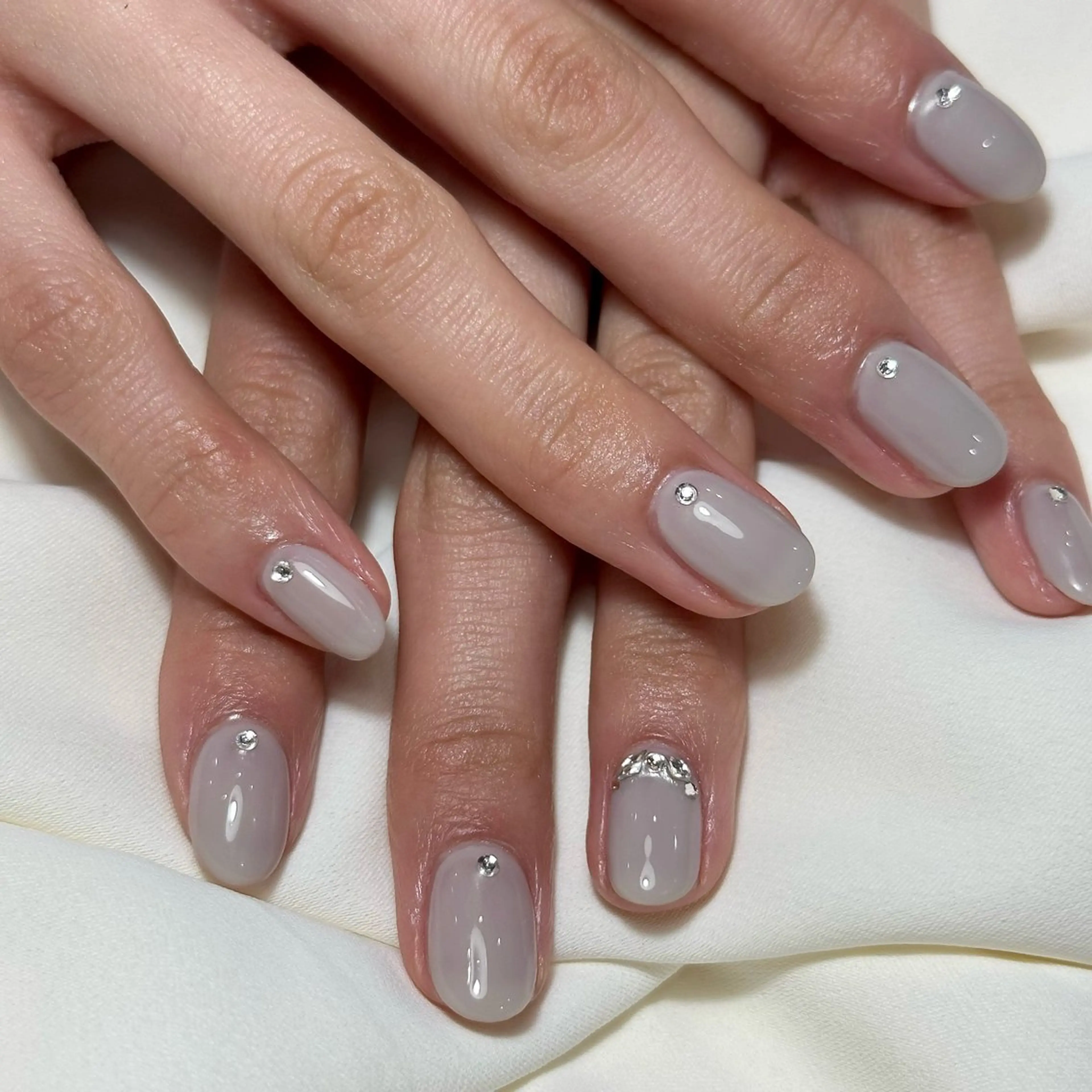 ネイル ジェルネイル ワンカラーネイル パラジェル Lovin Maoのネイルデザイン