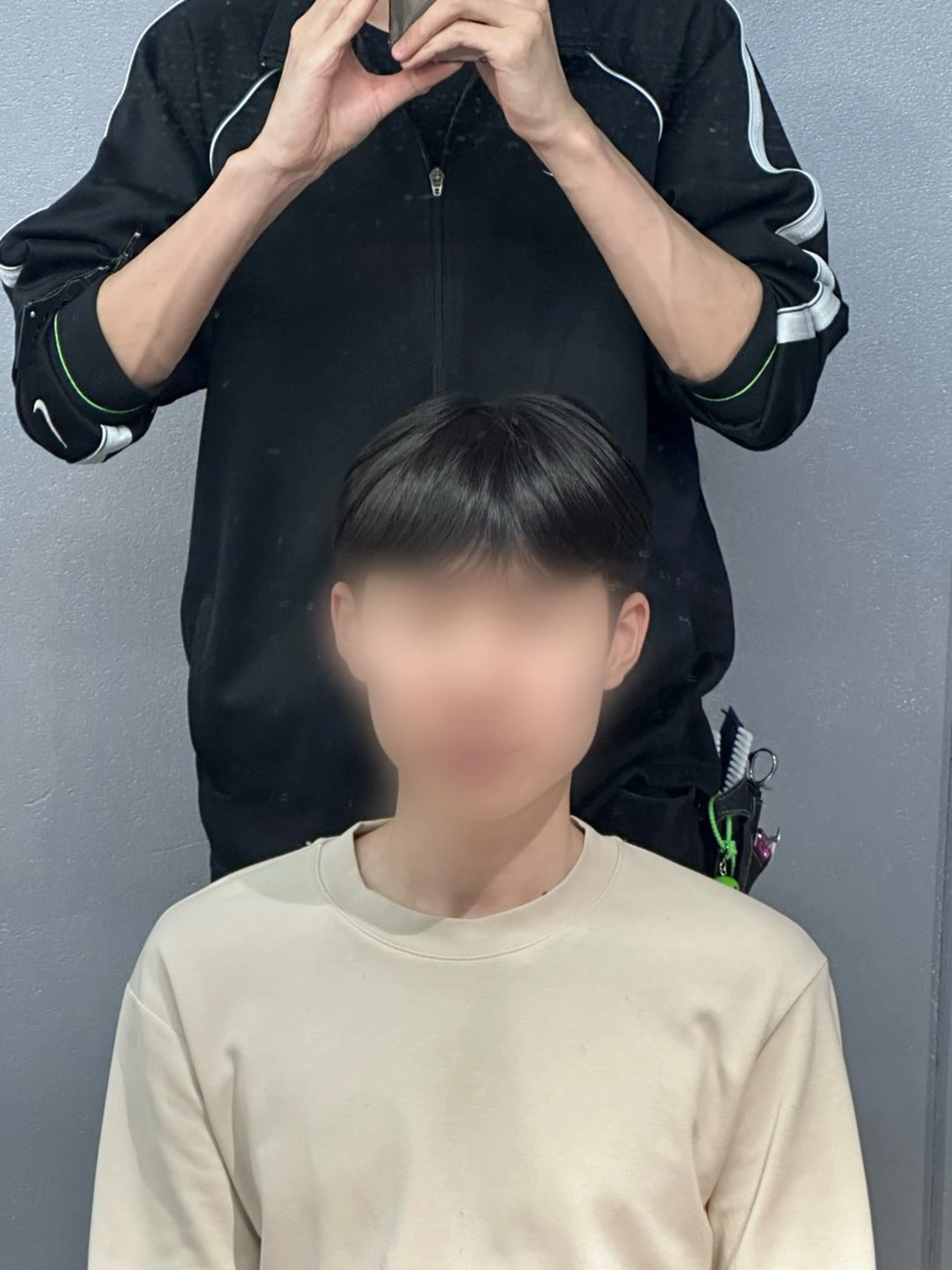 メンズ ダウンパーマ メンズ韓国風 メンズパーマ カット 梅田/パーマ/ 韓国メンズヘア/ハタのヘアスタイル