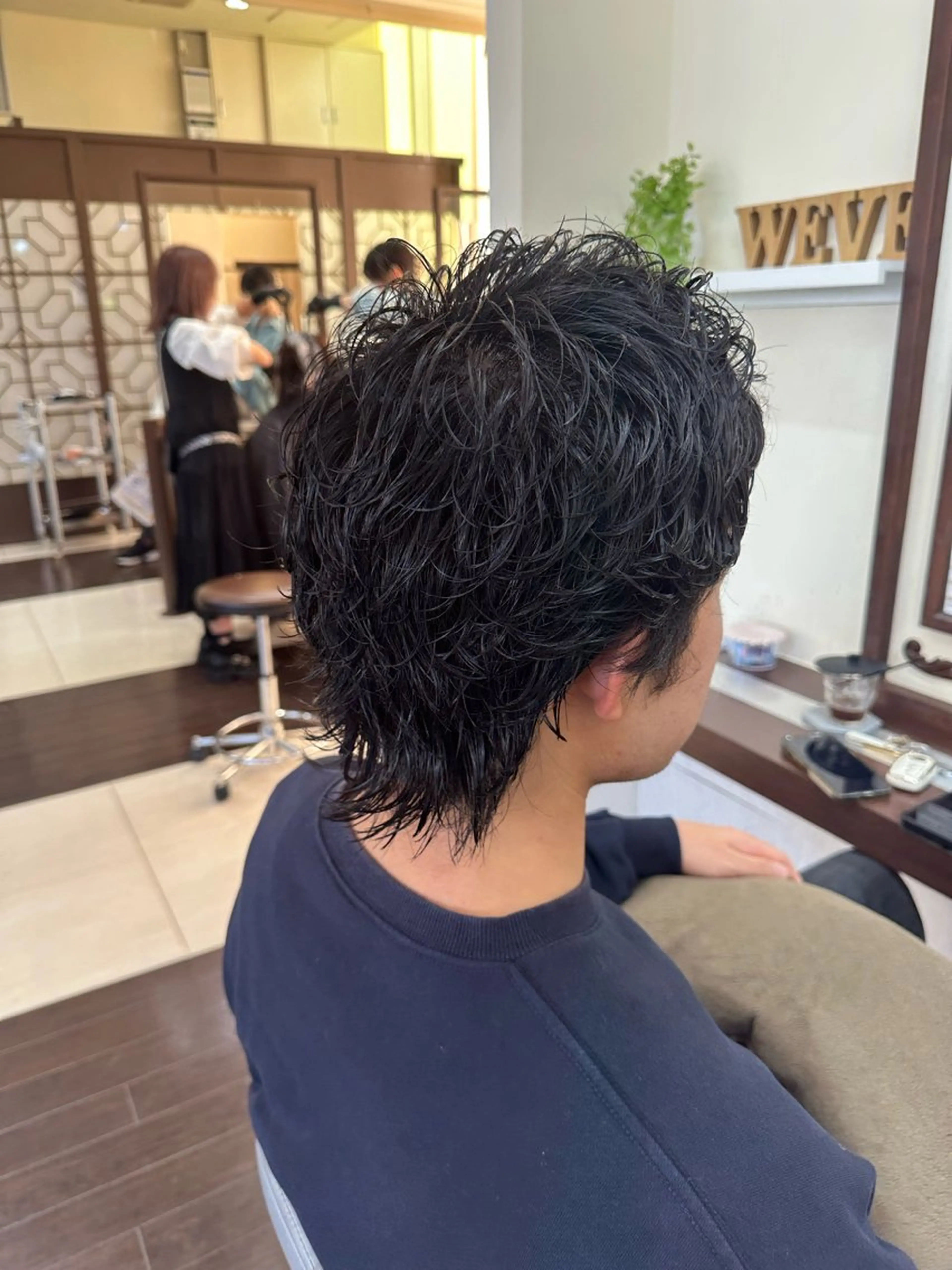 ショート カラー パーマ メンズ メンズパーマ カット パーマ ヘアセット 毎月230人担当/ メンズヘア/清和武虎のヘアスタイル