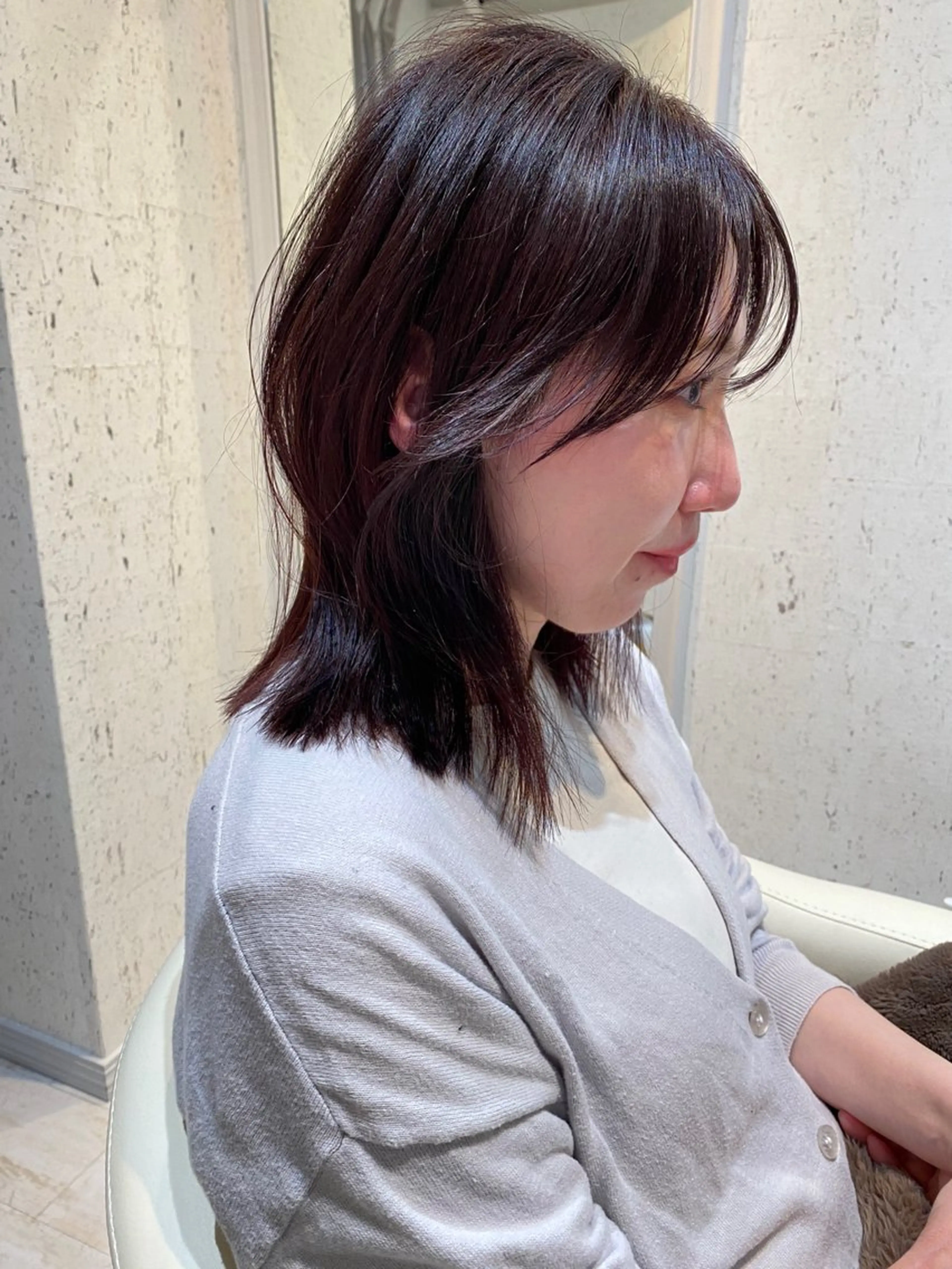 ミディアム カラー カット ヘアカラー トリートメント mai / linoah˚✧のヘアスタイル