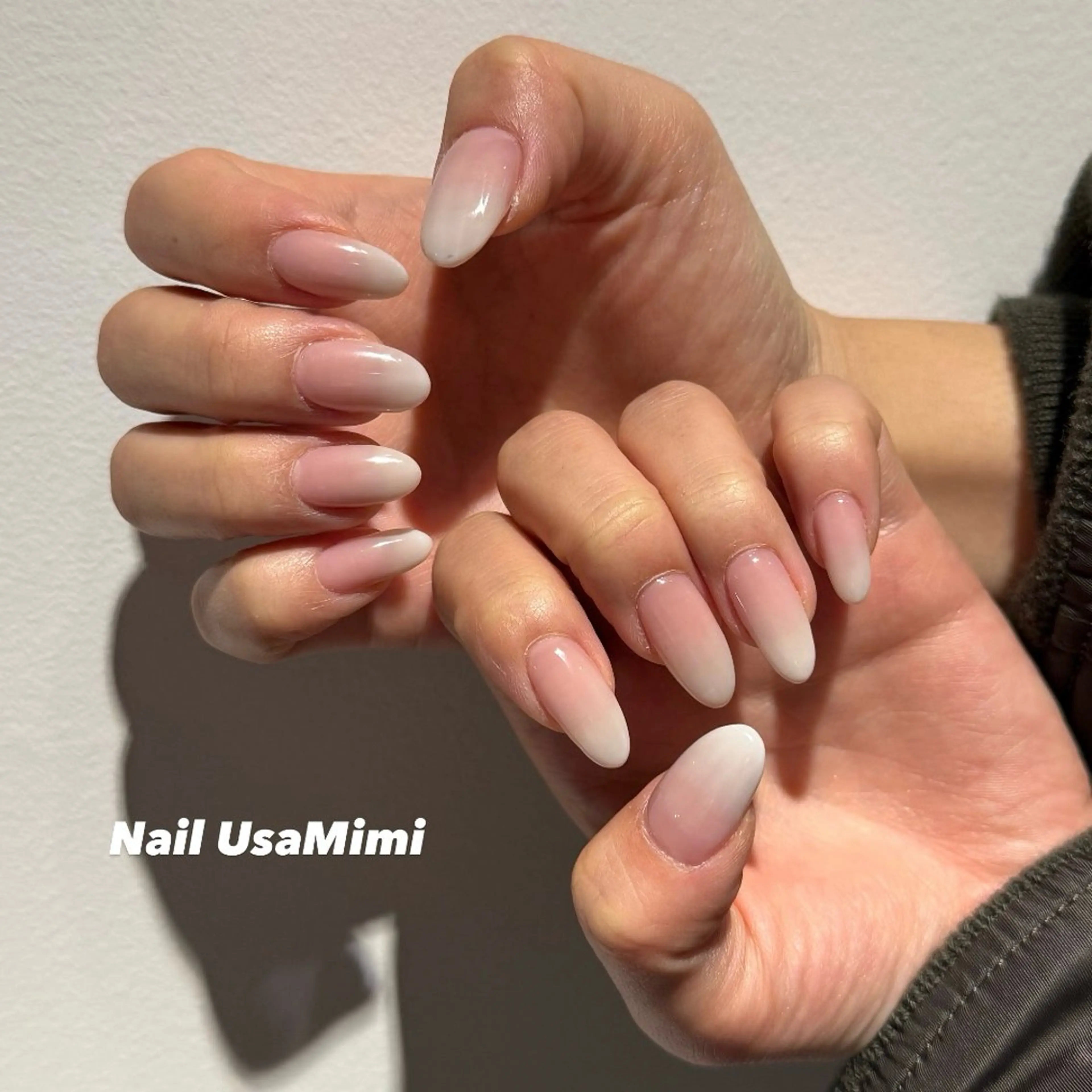 ネイル ジェルネイル 氷ネイル・うるうるネイル 韓国ネイル マグネットネイル ワンホンネイル ハンドネイル 本町ネイルNail UsaMimiのネイルデザイン