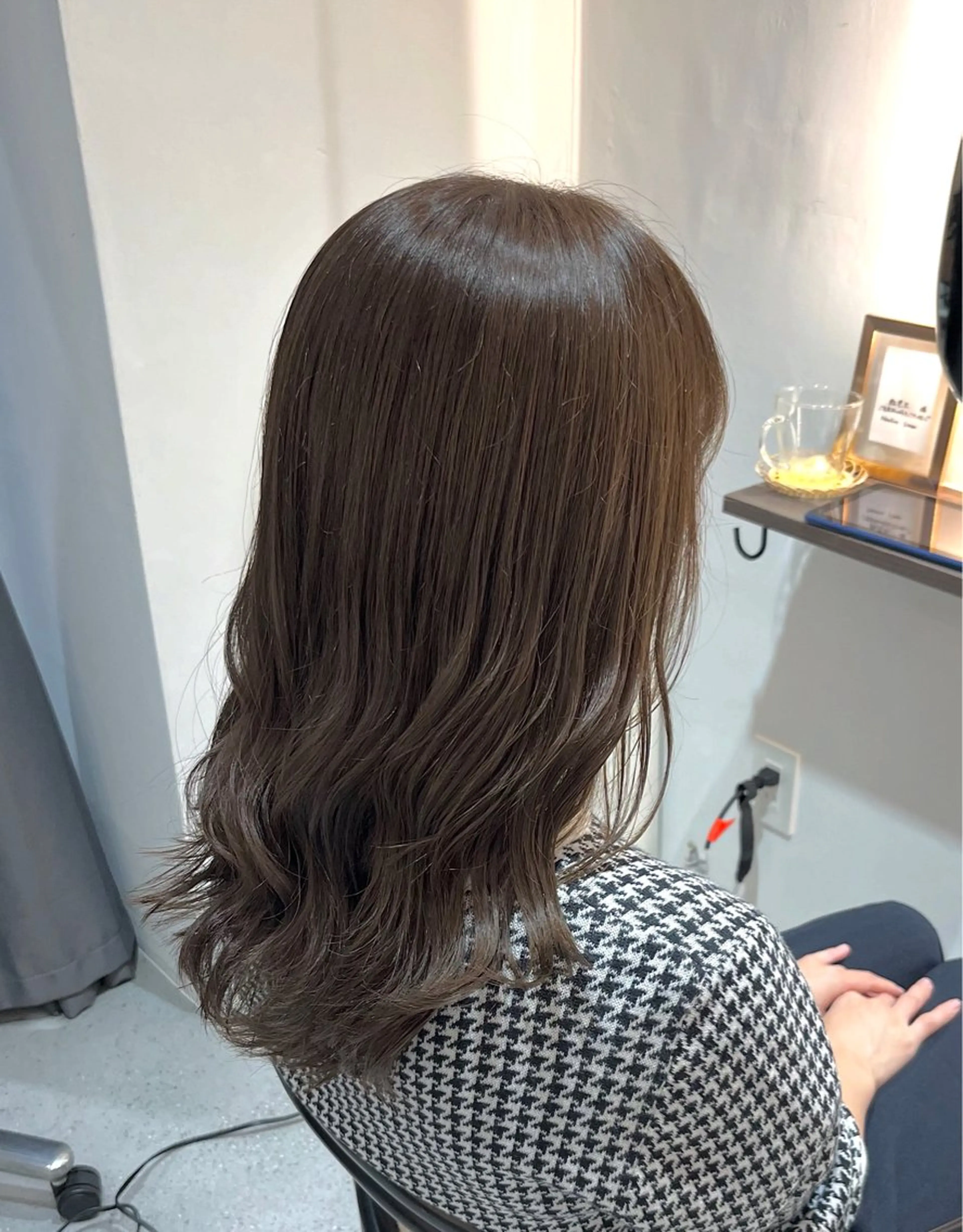 ミディアム カット ヘアカラー 池谷 茉耶のヘアスタイル