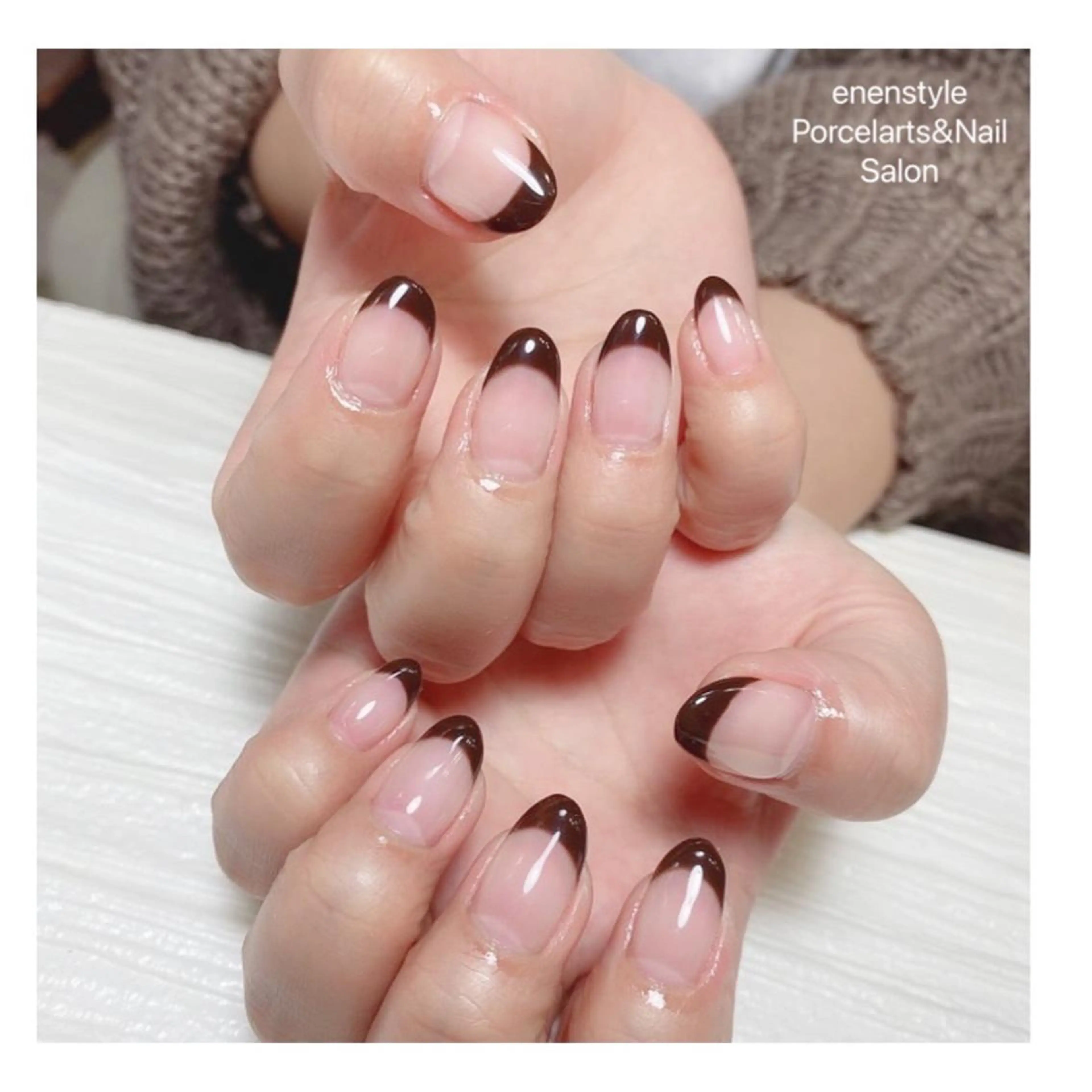 ミディアム ネイル ハンドネイル 👑enen style👑のネイルデザイン